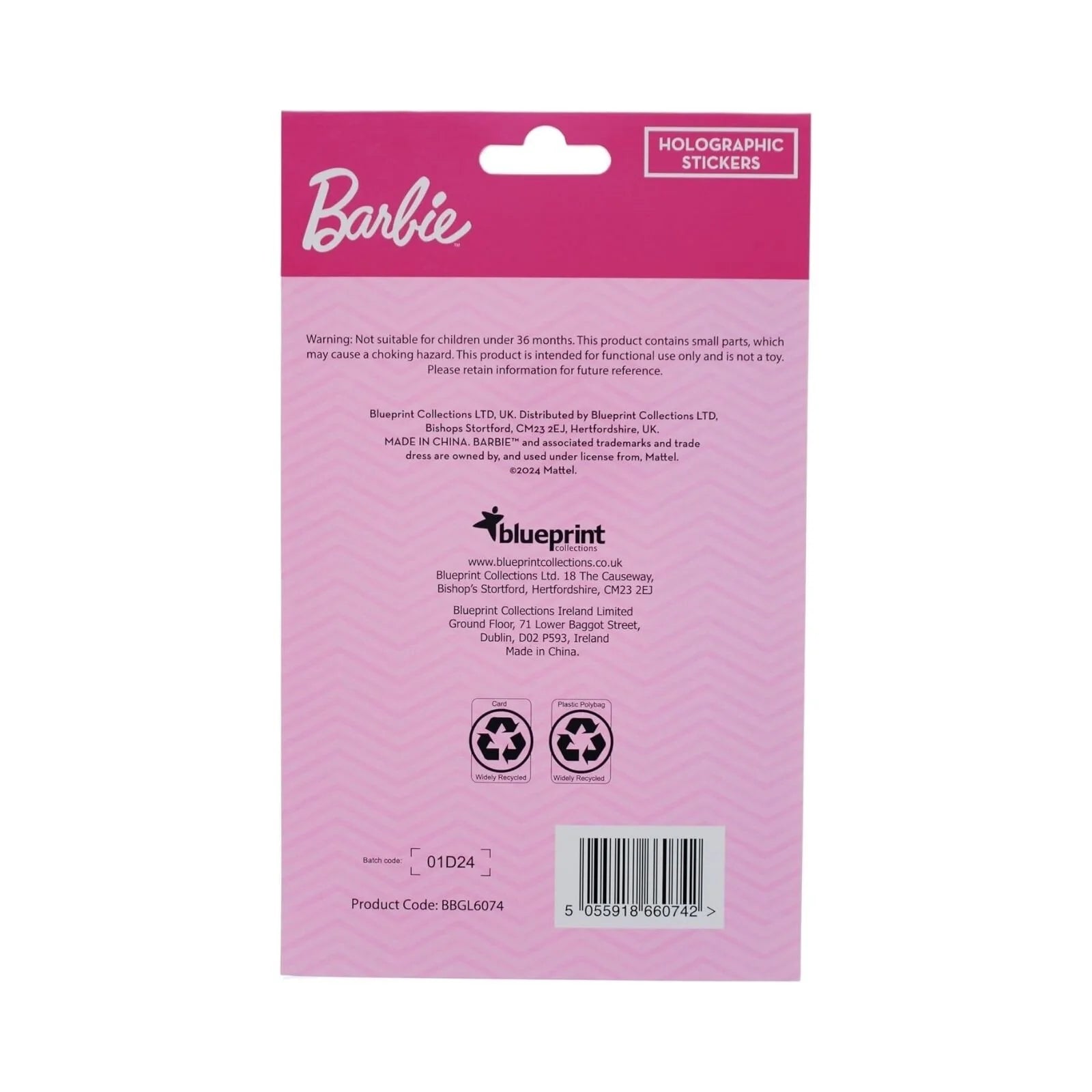Barbie Holographic Sticker Sheet - ebebek - Black Friday