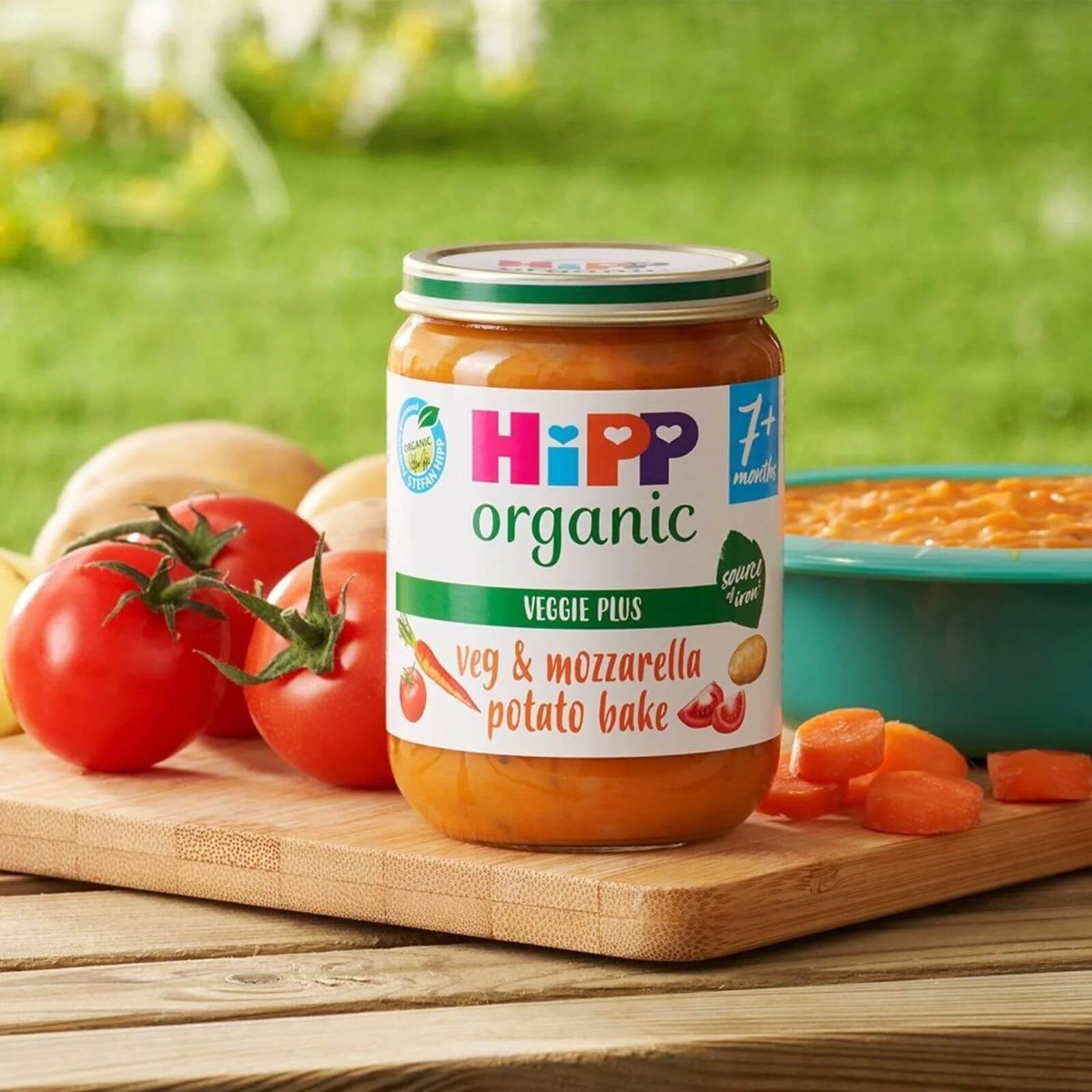 HiPP Organic Vegetables & Mozzarella Potato Bake Baby Food Jar 7+ months 190g - ebebek - Black Friday