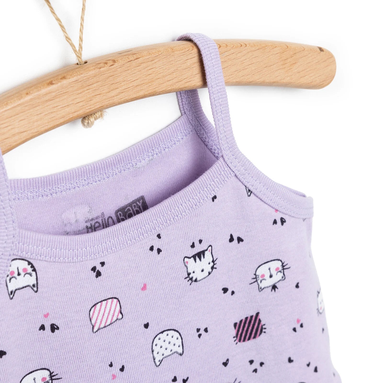 HelloBaby Rope Strap Bodysuit - Purple - ebebek - Black Friday