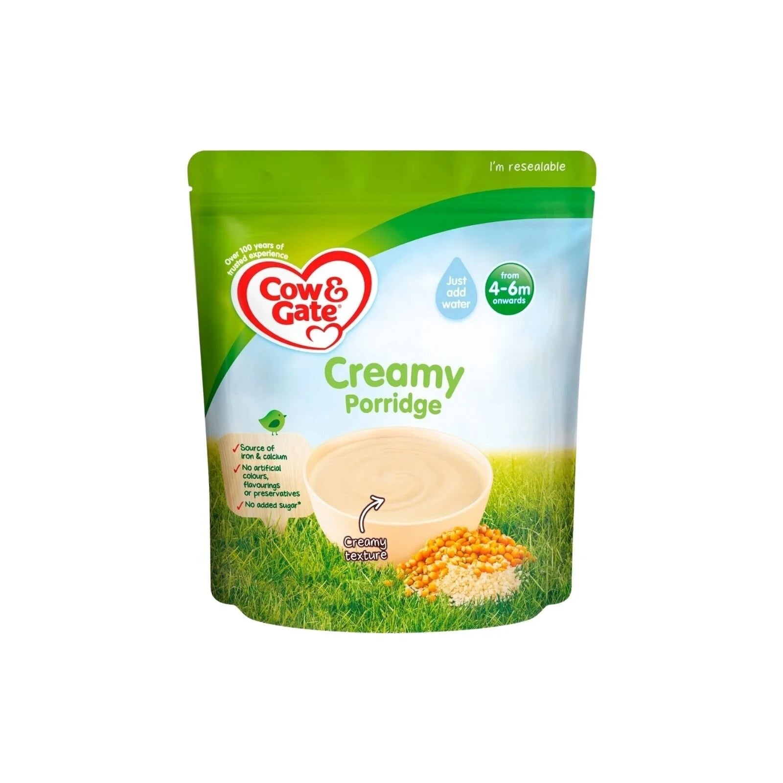 Cow & Gate Stage 1 Creamy Porridge 4 - 6 months 125g - ebebek - Black Friday