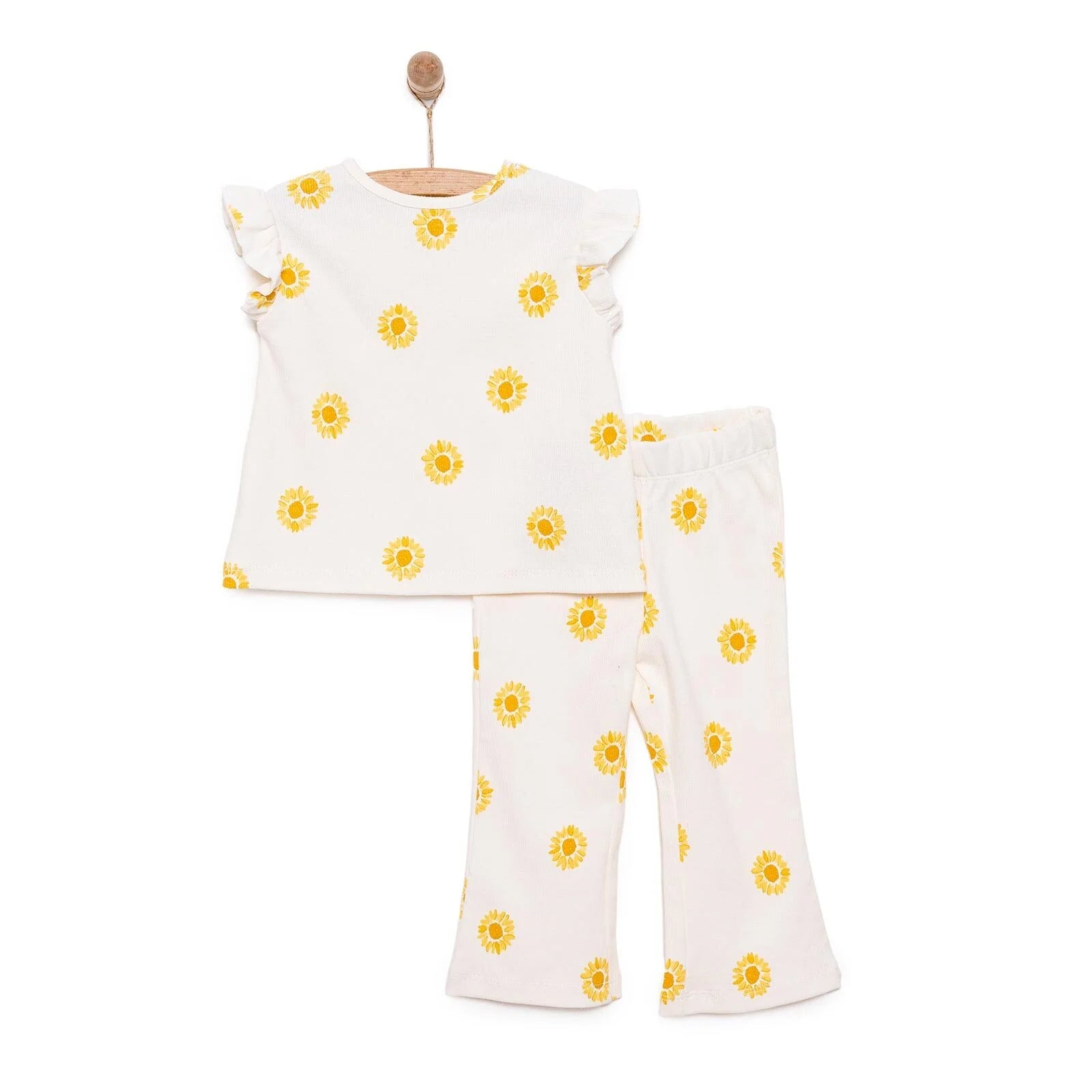 HelloBaby Sun Flower Girl Blouse - Tight - Ecru - ebebek - Black Friday