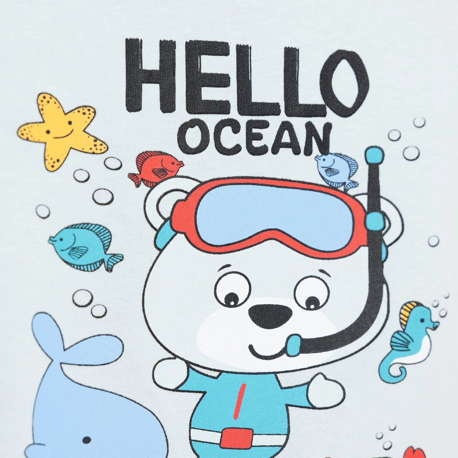 HelloBaby Baby Boy Basic Tshirt - Blue - ebebek - Black Friday