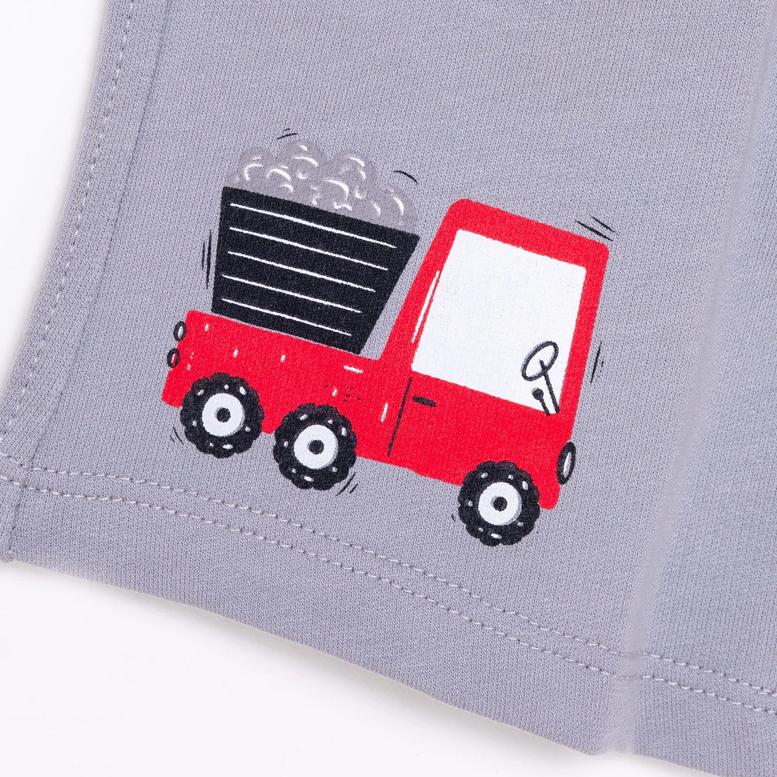 HelloBaby Cars&Roads Truck Printed Boy Tshirt - Anthracite - ebebek - Black Friday