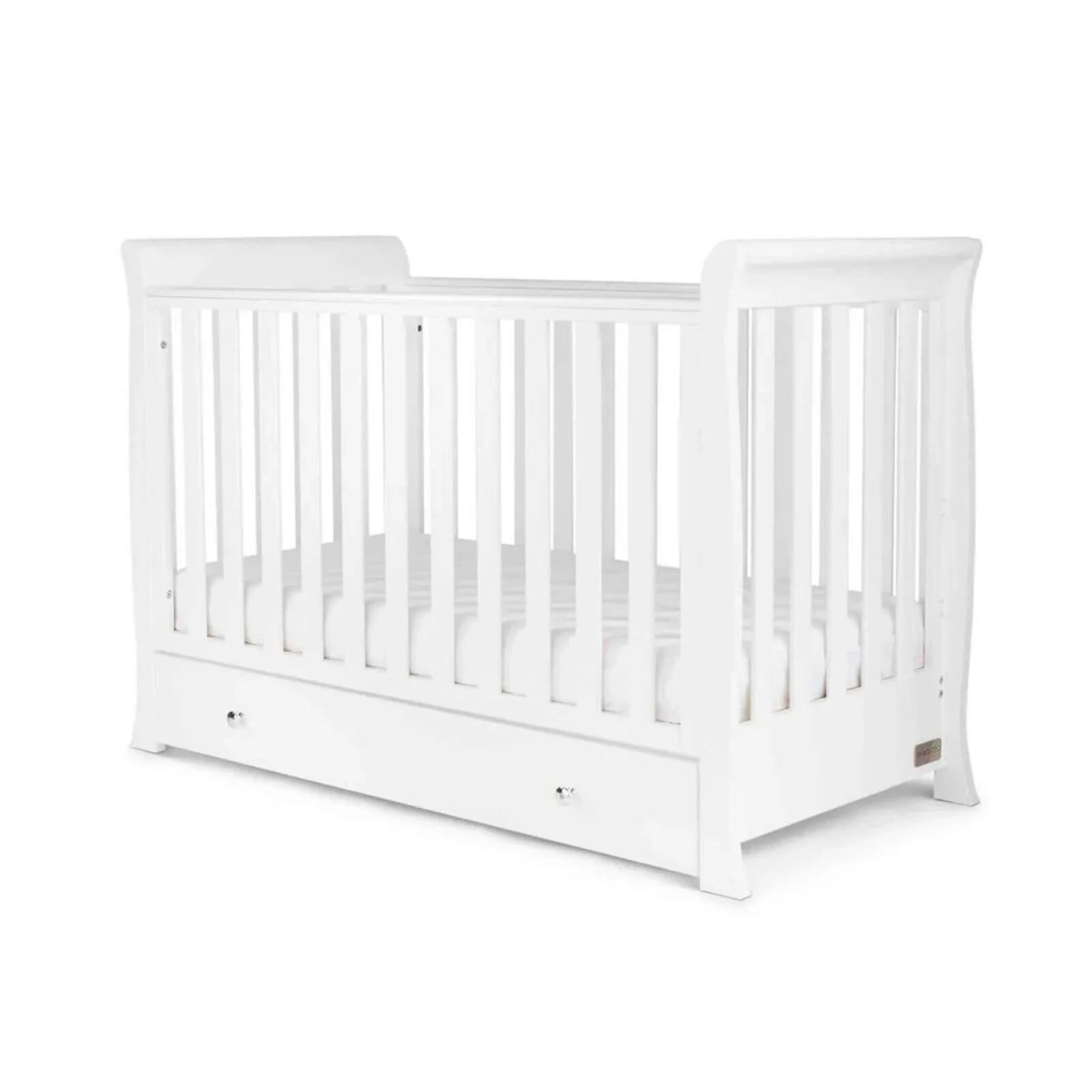 Ickle Bubba Snowdon Mini Cot Bed White - Premium Pocket Sprung Mattress - ebebek - Black Friday