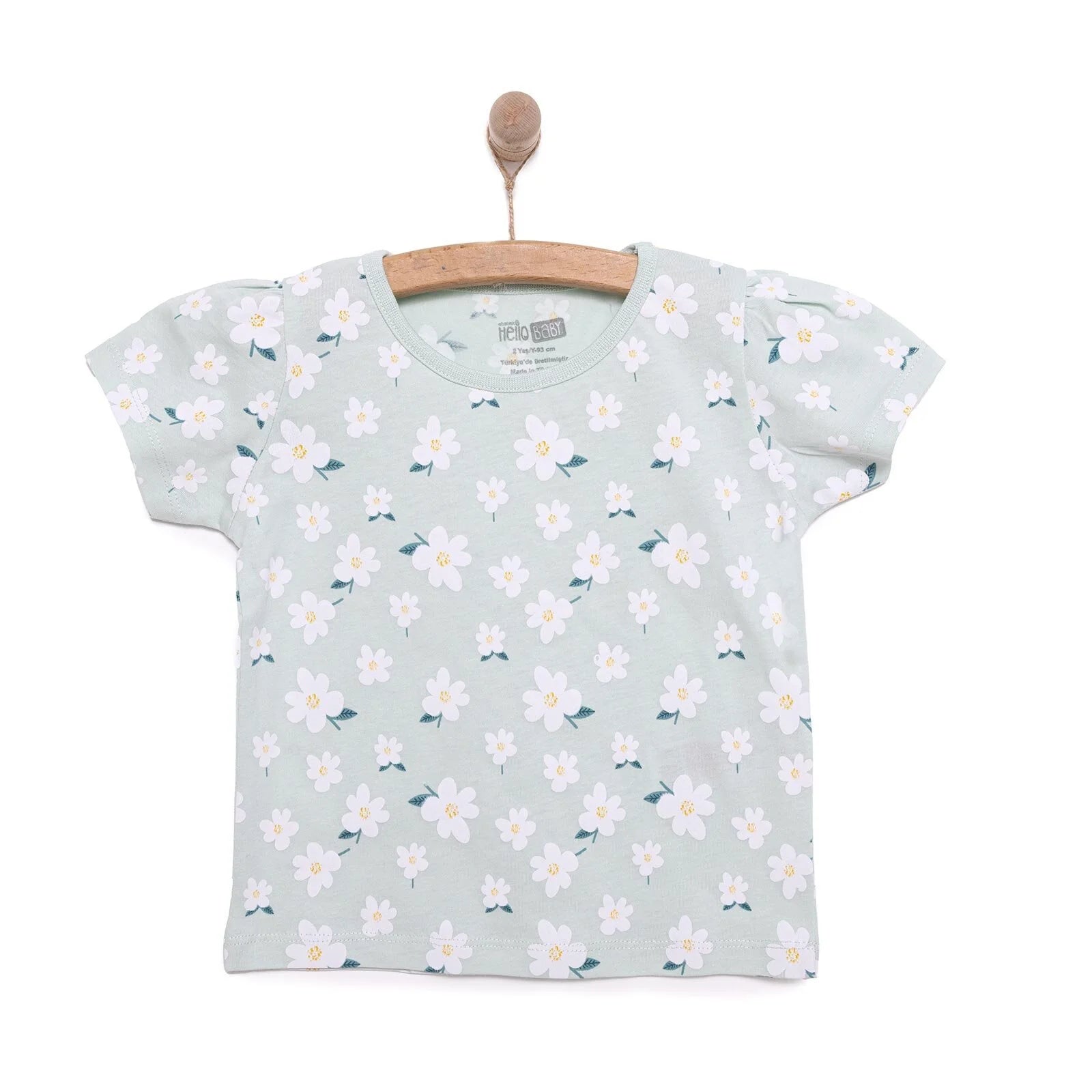 HelloBaby Basic Girl Daisy Printed T-shirt - Multicolour - ebebek - Black Friday