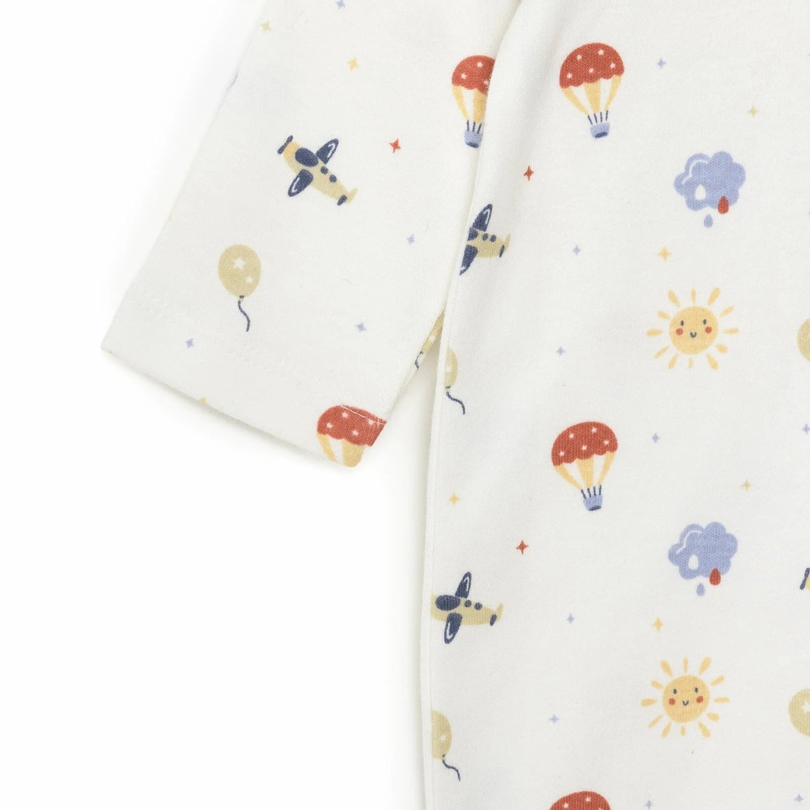 HelloBaby Newborn Baby Boy Footed Jumpsuit - Ecru - ebebek - Black Friday