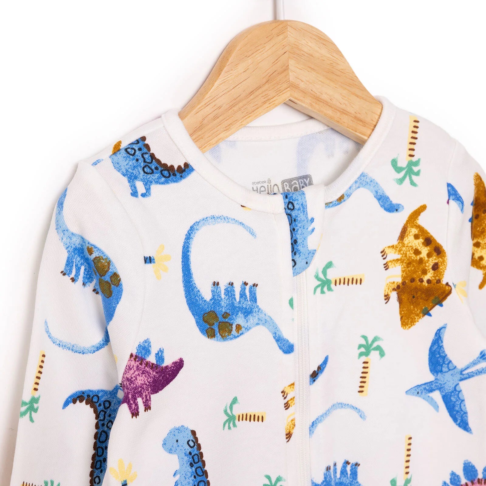 HelloBaby Newborn Boy Footed Jumpsuit - Ecru - ebebek - Black Friday