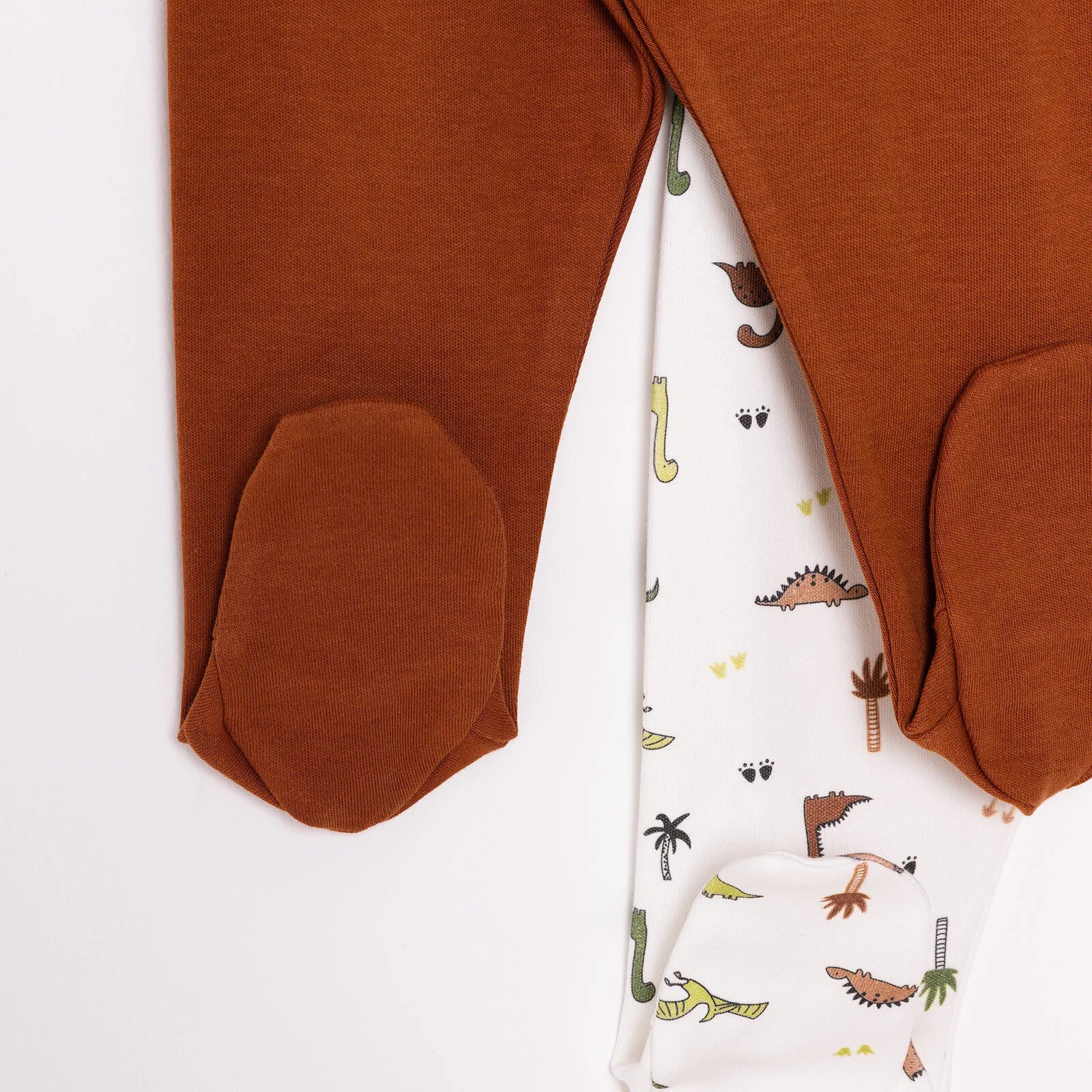 Tiffany Baby Boy 2 Pcs Footed Bottom - Brown - ebebek - Black Friday