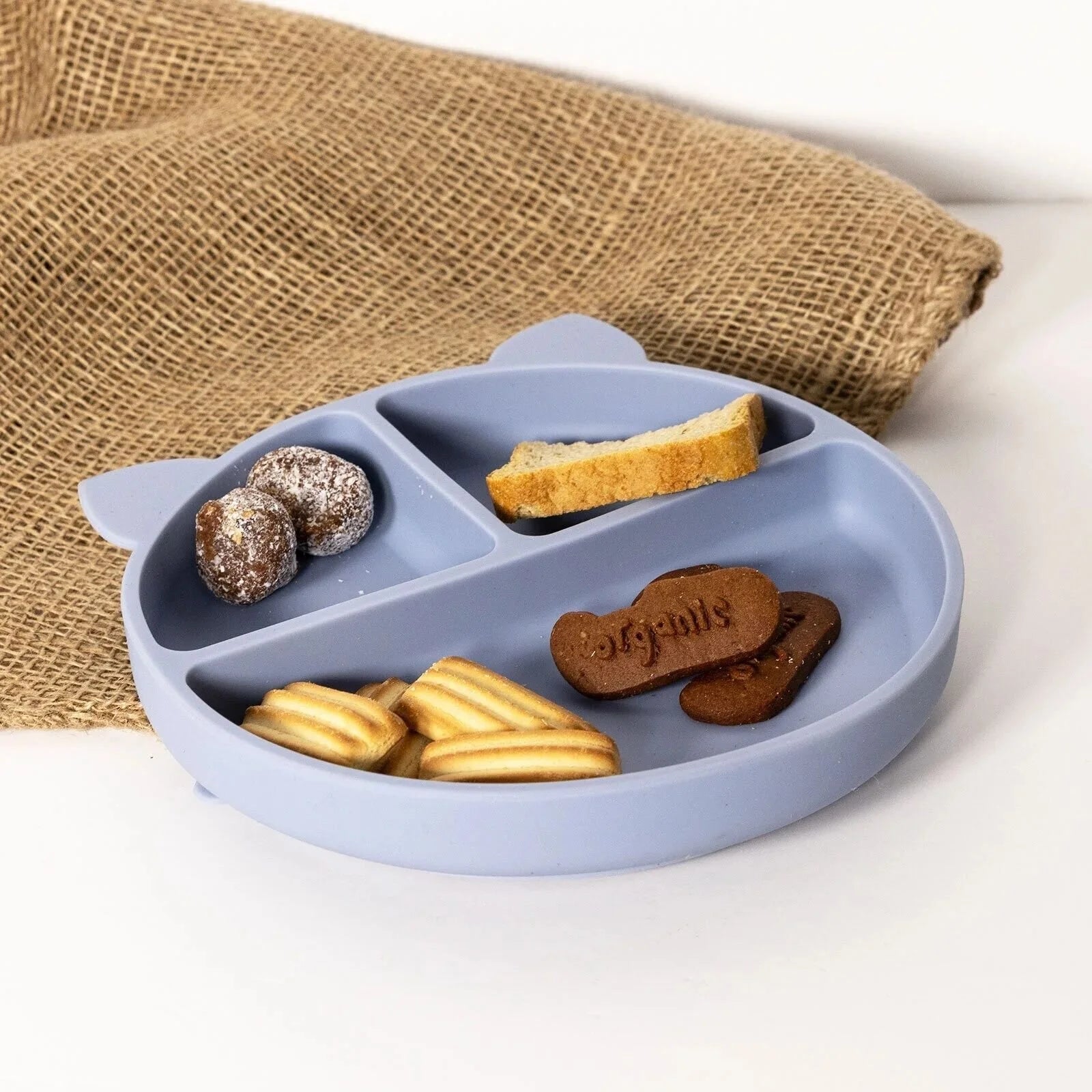 baby plus Silicone Suction Plate - Powder Blue - ebebek - Black Friday