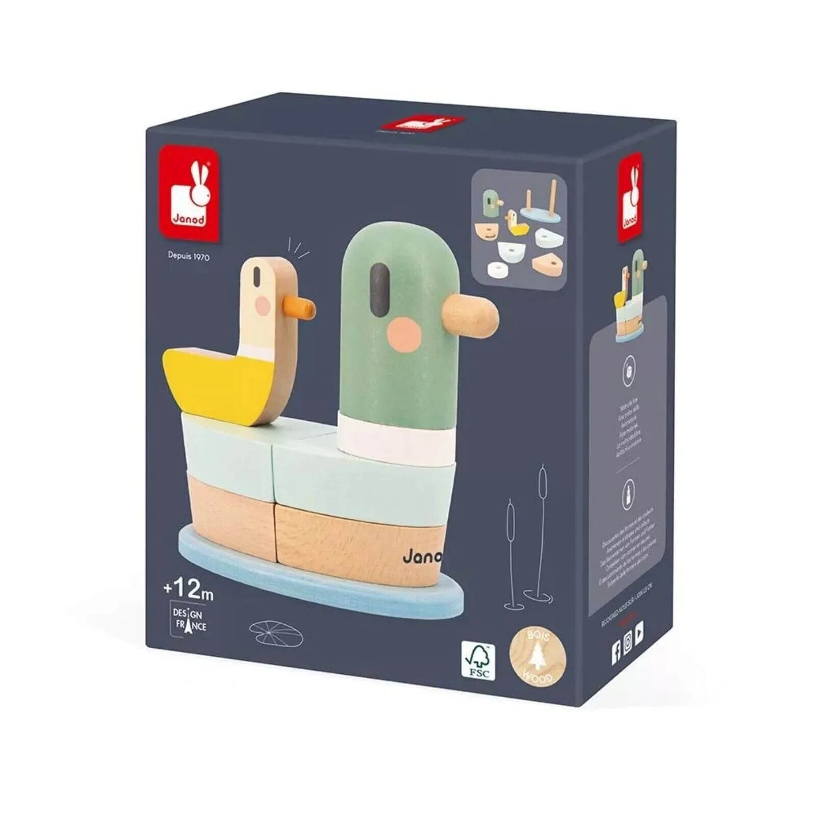 Janod Stackable Ducks Sweet Cocoon - ebebek - Black Friday