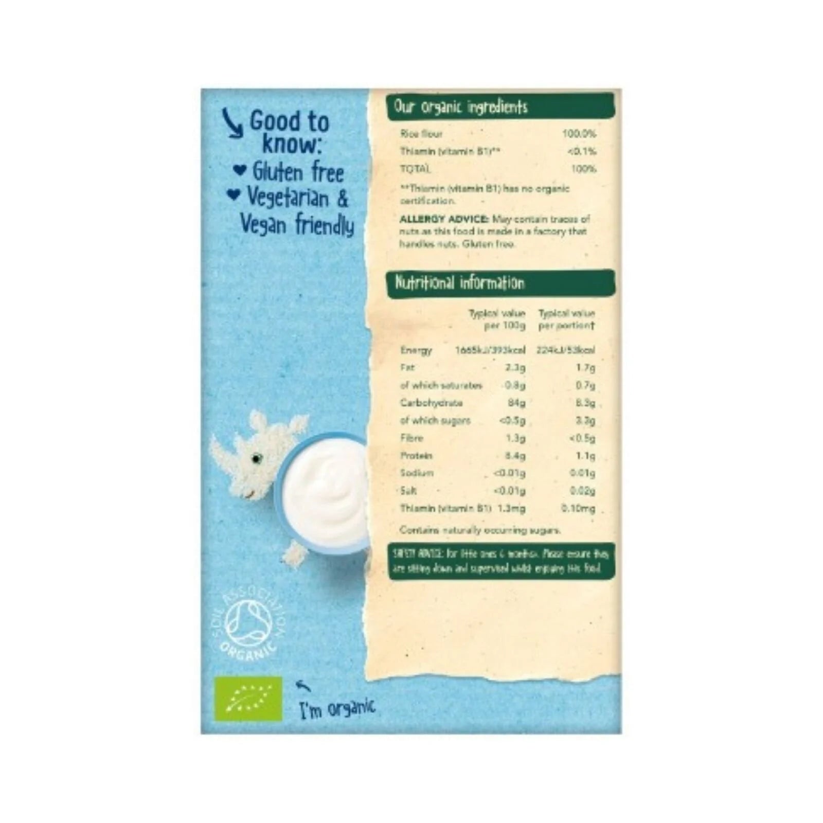 Organix Baby Rice 6+ months 100g - ebebek - Black Friday