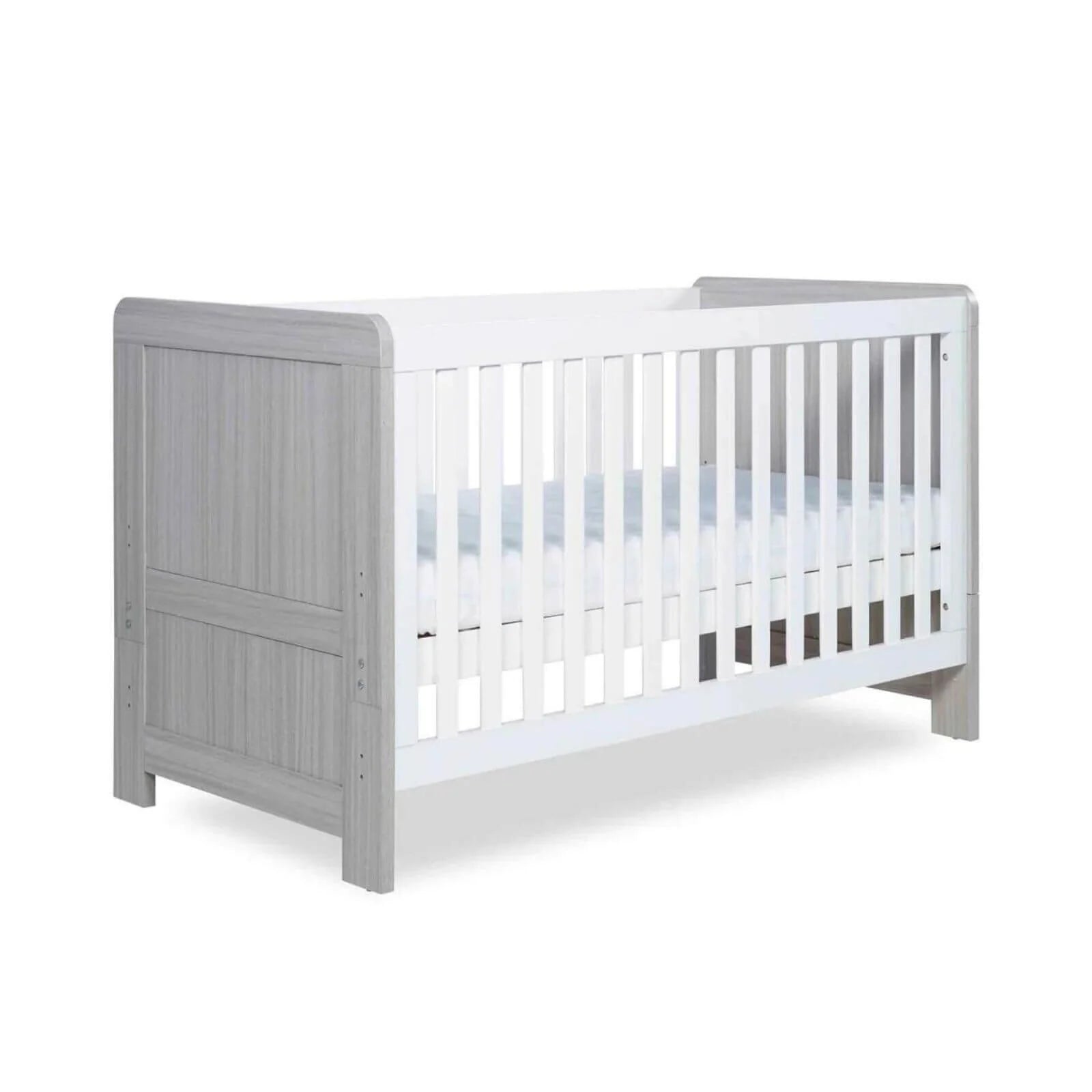 Ickle Bubba Pembrey Cot Bed Ash Grey - Fibre Mattress - ebebek - Black Friday