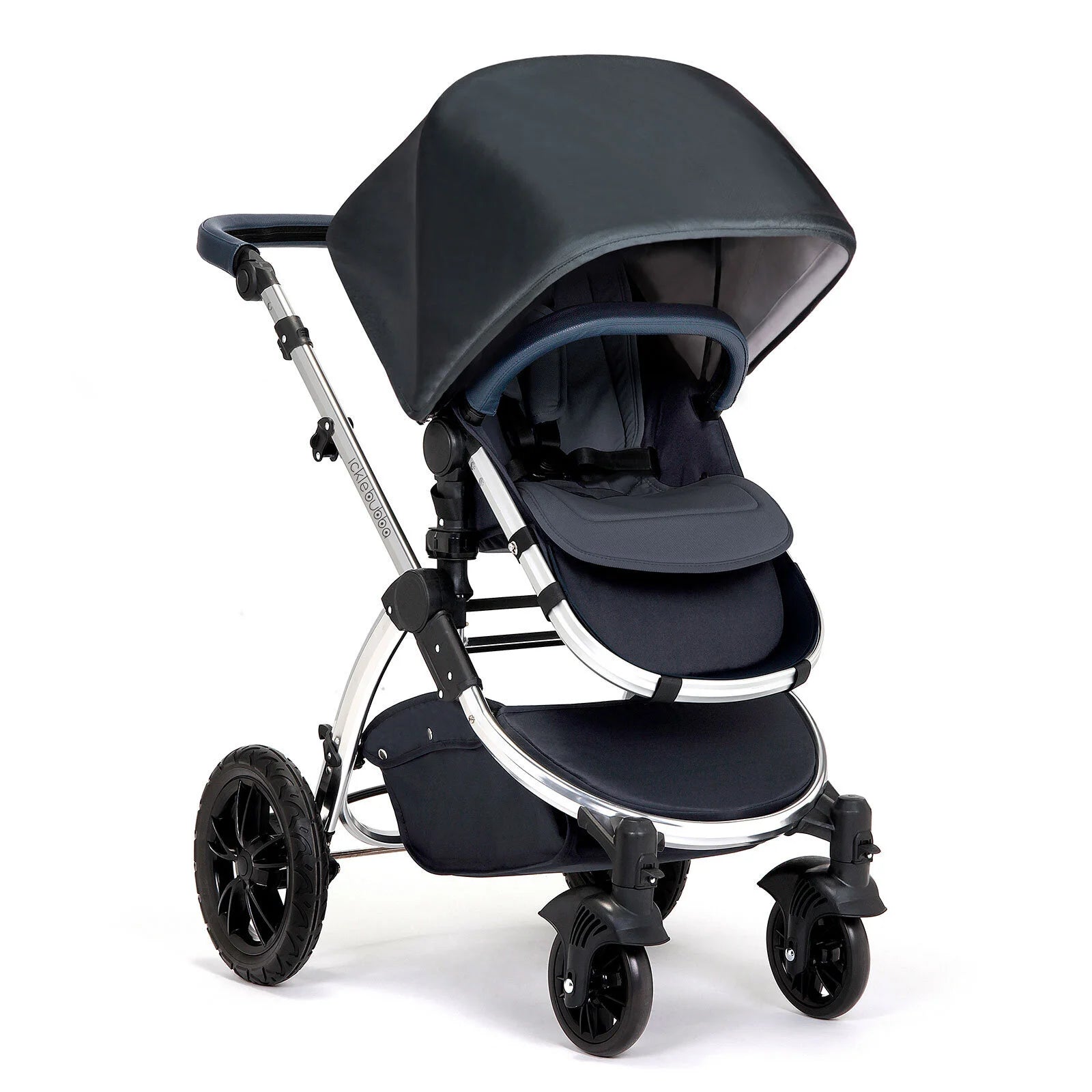 Ickle Bubba Stomp V4 2 In 1 Carrycot & Pushchair - Chrome/Blueberry - ebebek - Black Friday