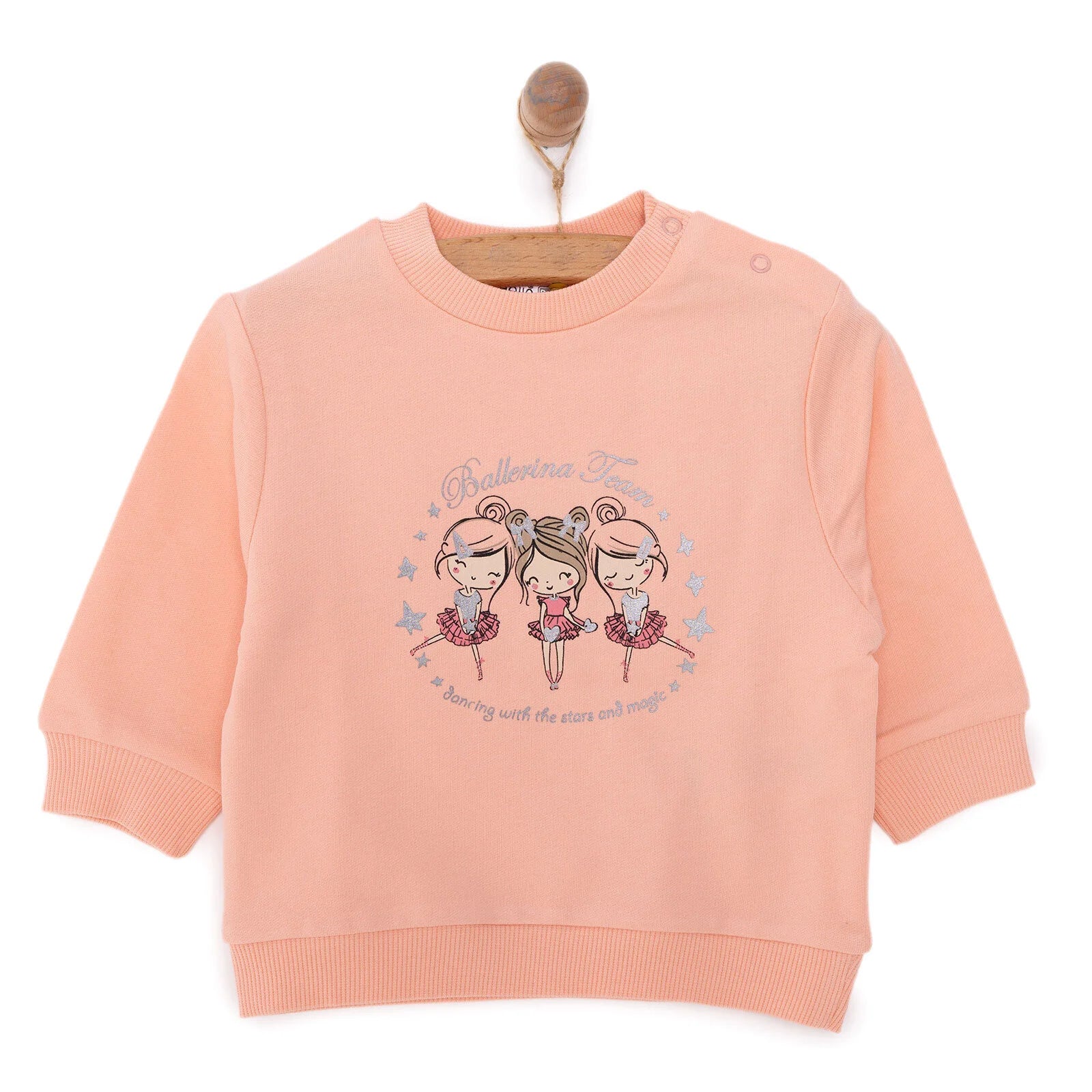 HelloBaby Basic Baby Girl Sweatshirt - Pink - ebebek - Black Friday