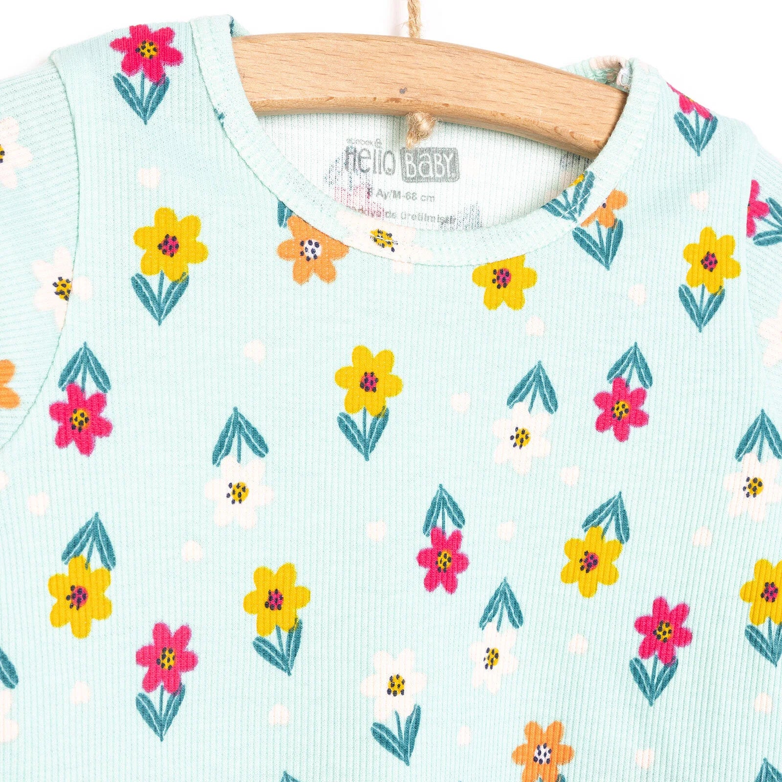 HelloBaby Baby Girl Long Sleeve Pyjamas Set - Multicolour - ebebek - Black Friday