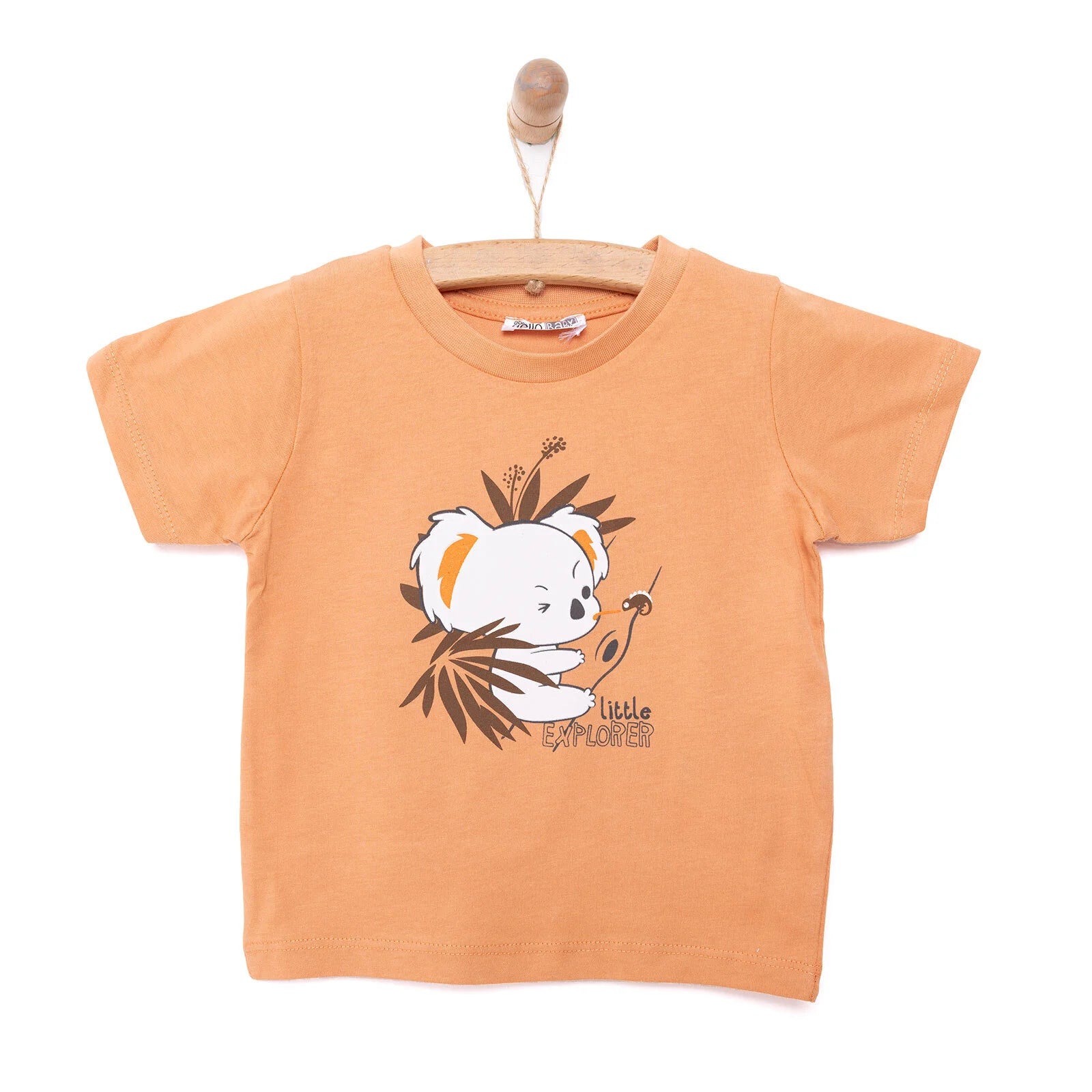 HelloBaby Basic Koala Printed Tshirt - Brown - ebebek - Black Friday