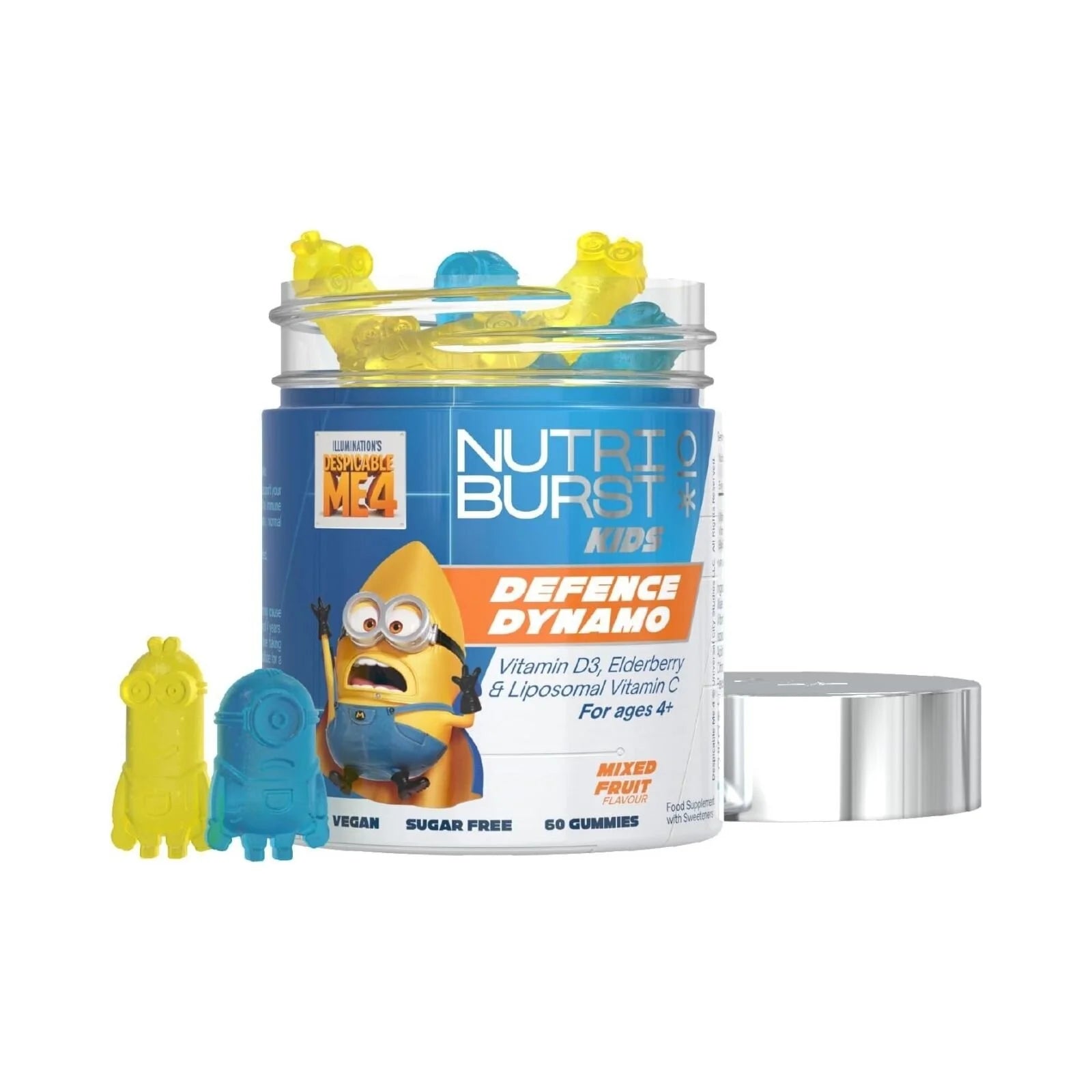 Nutriburst Minions Defence Dynamo Vitamins 4+ years 60 pcs - ebebek - Black Friday