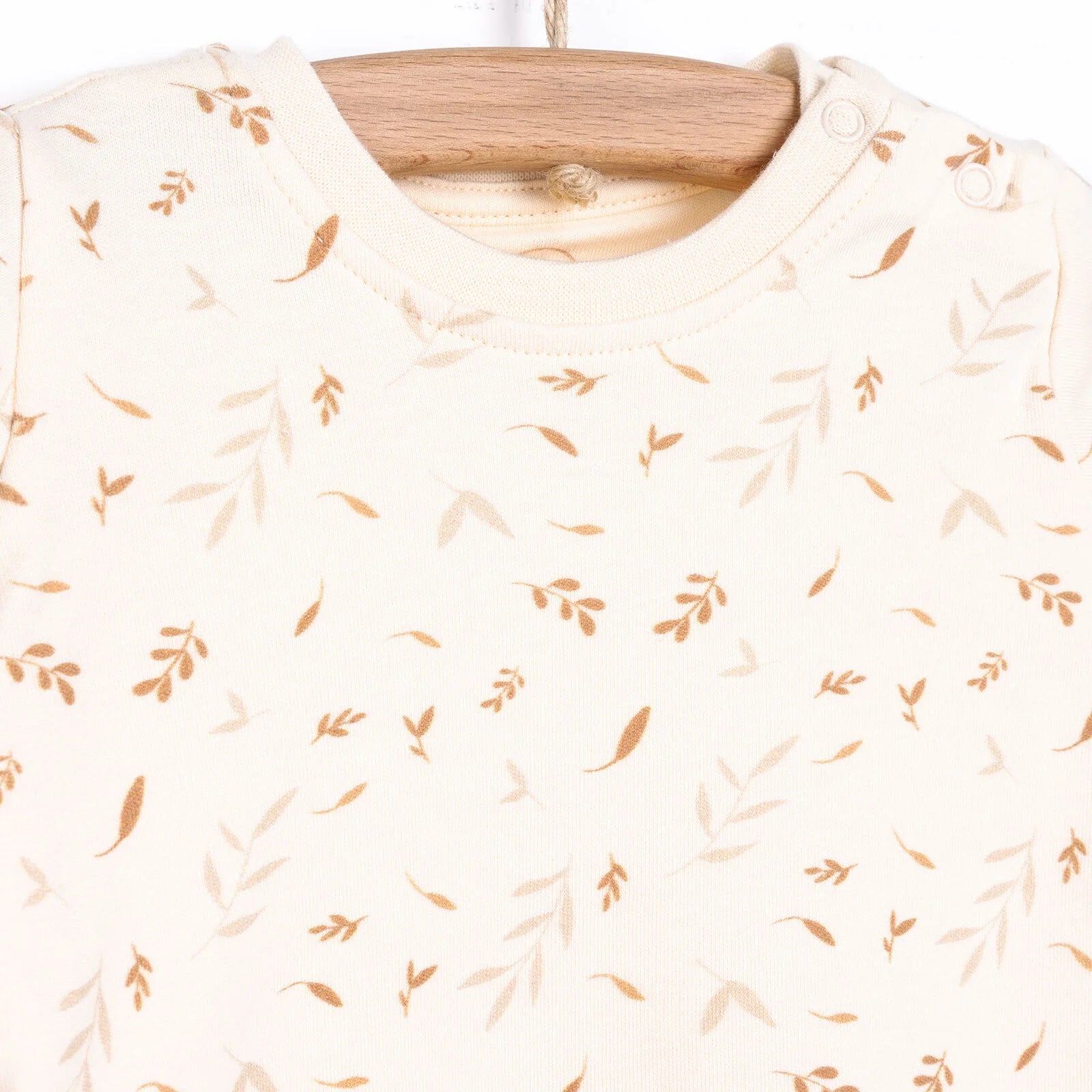 Pambuliq Girl Long Sleeve Pyjamas Set - Beige - ebebek - Black Friday