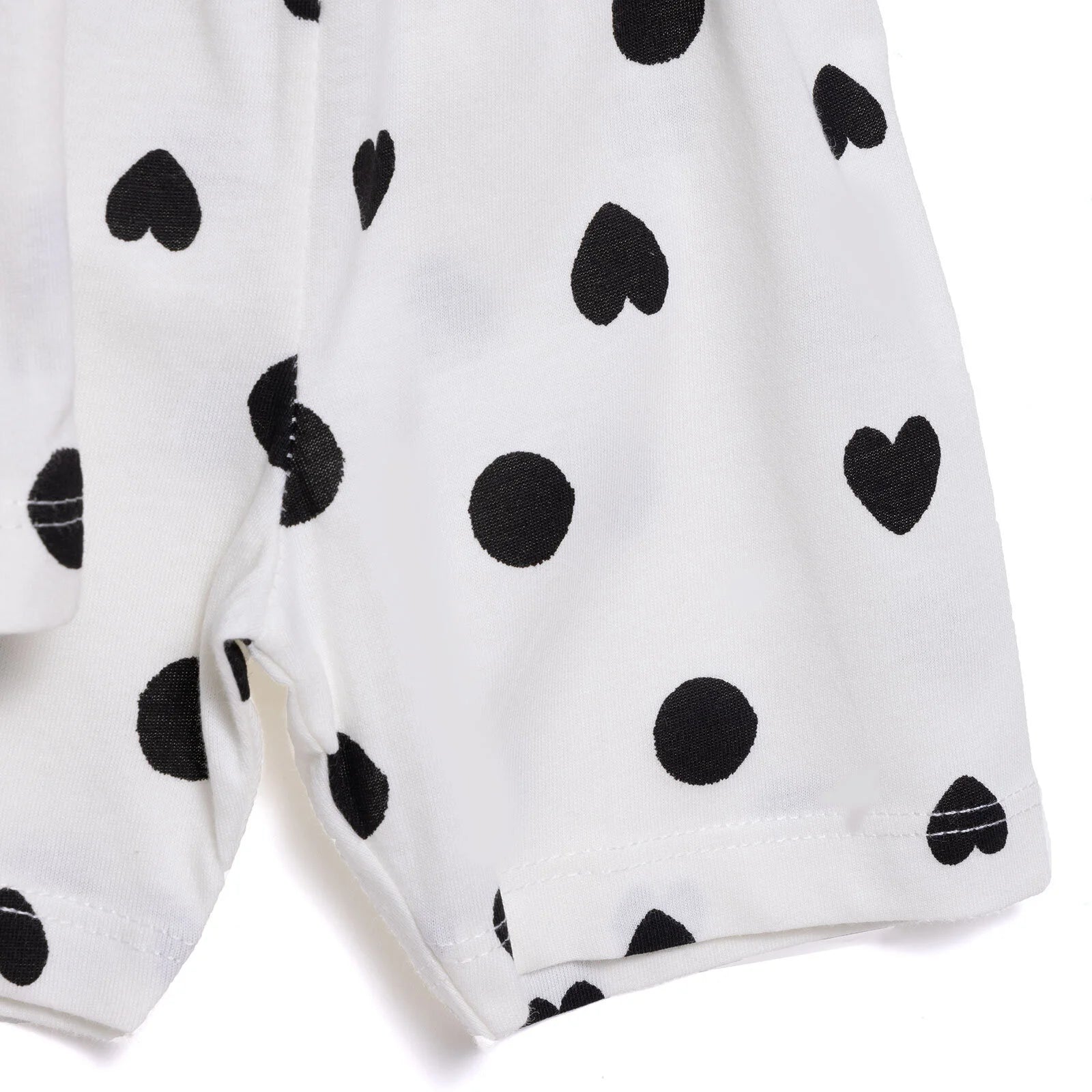 HelloBaby Girl Short Sleeve Pyjamas Set - Ecru - ebebek - Black Friday