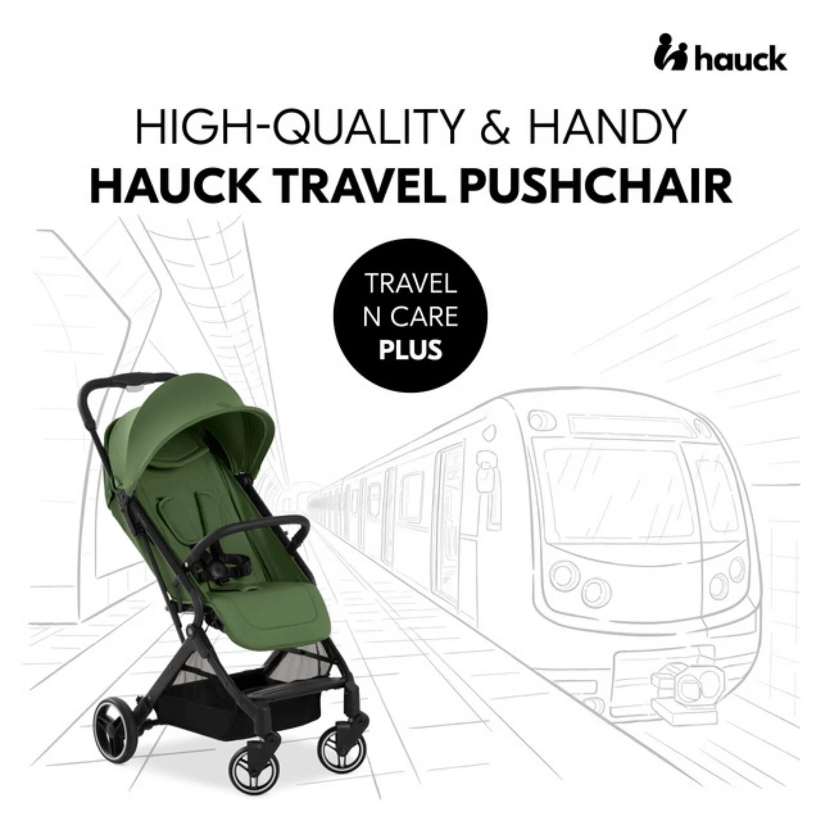 Hauck Travel N Care Plus Stroller - Green - ebebek - Black Friday