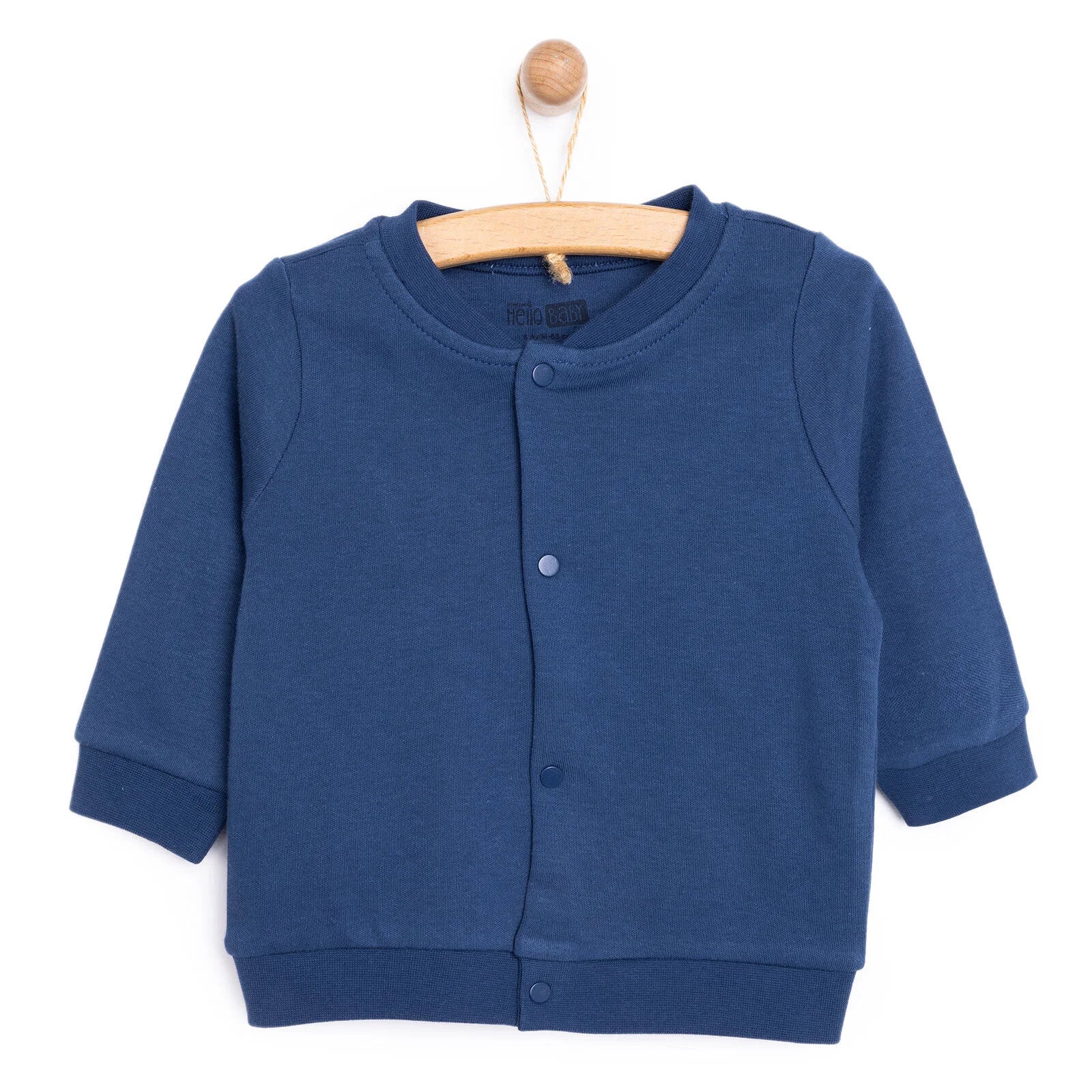 HelloBaby Basic Ribbed Cardigan - Dark Blue - ebebek - Black Friday