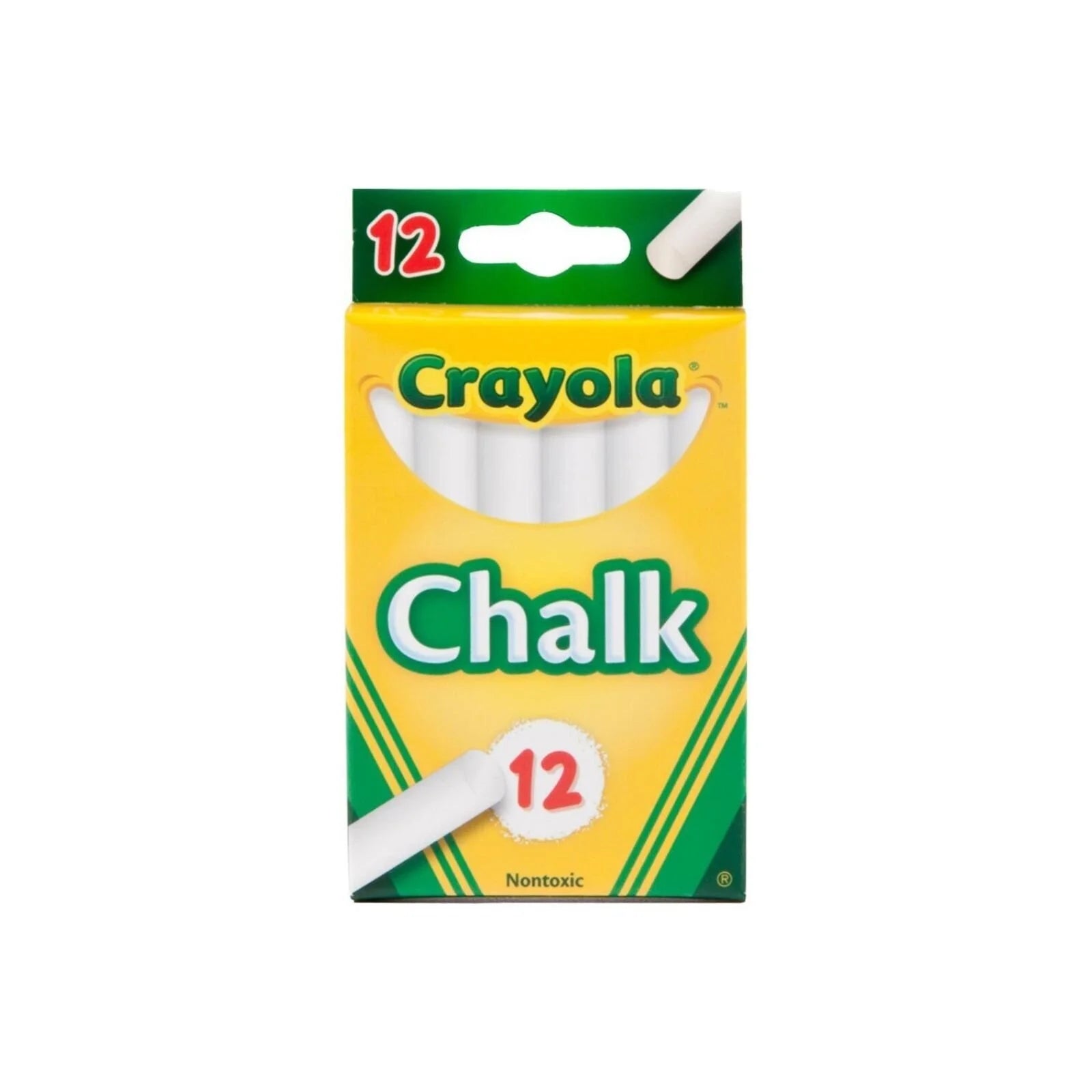 Crayola White Chalk 12 pcs - ebebek - Black Friday