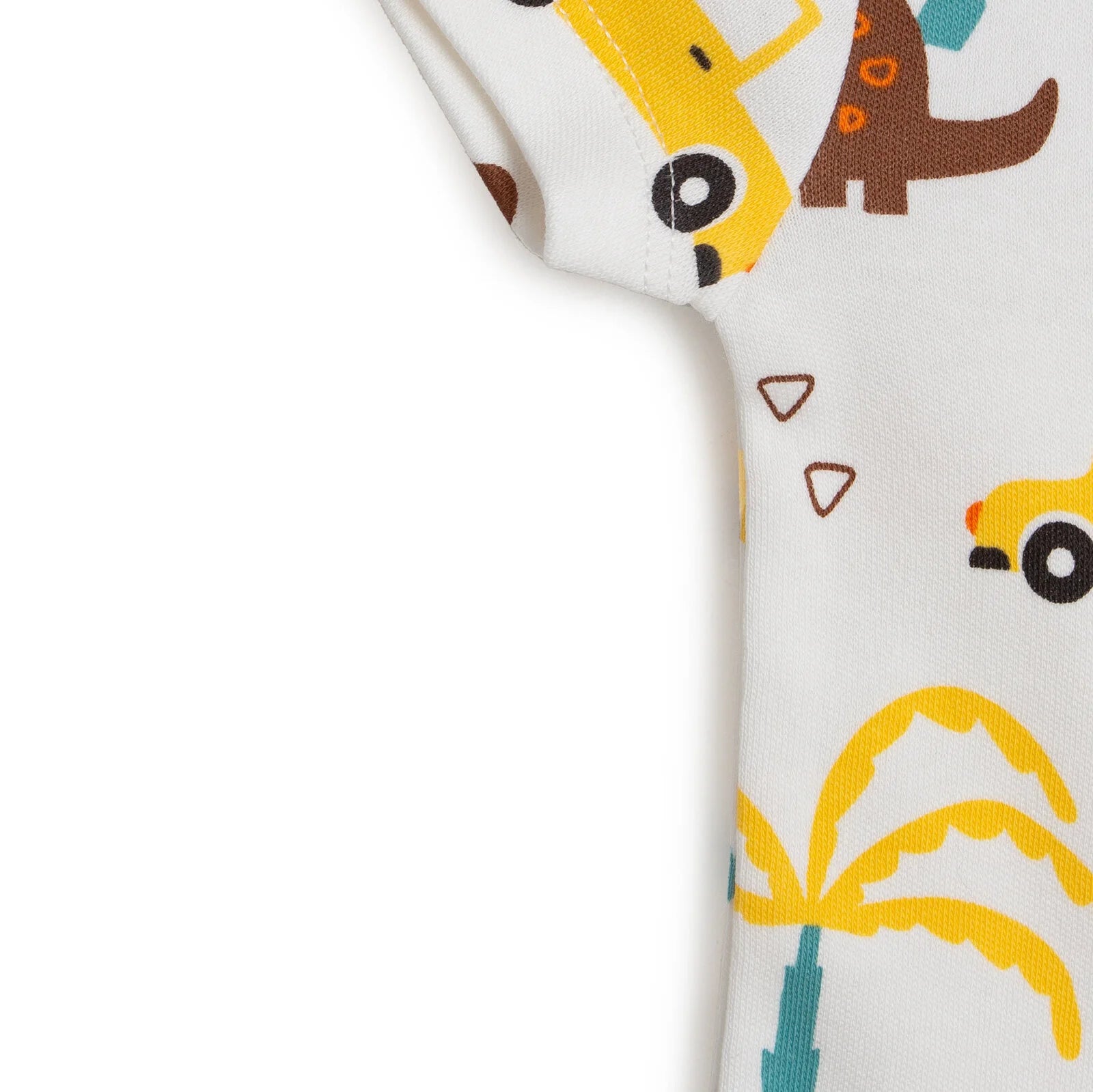 HelloBaby Newborn Baby Boy T-shirt - Footless Bottom - Green - ebebek - Black Friday