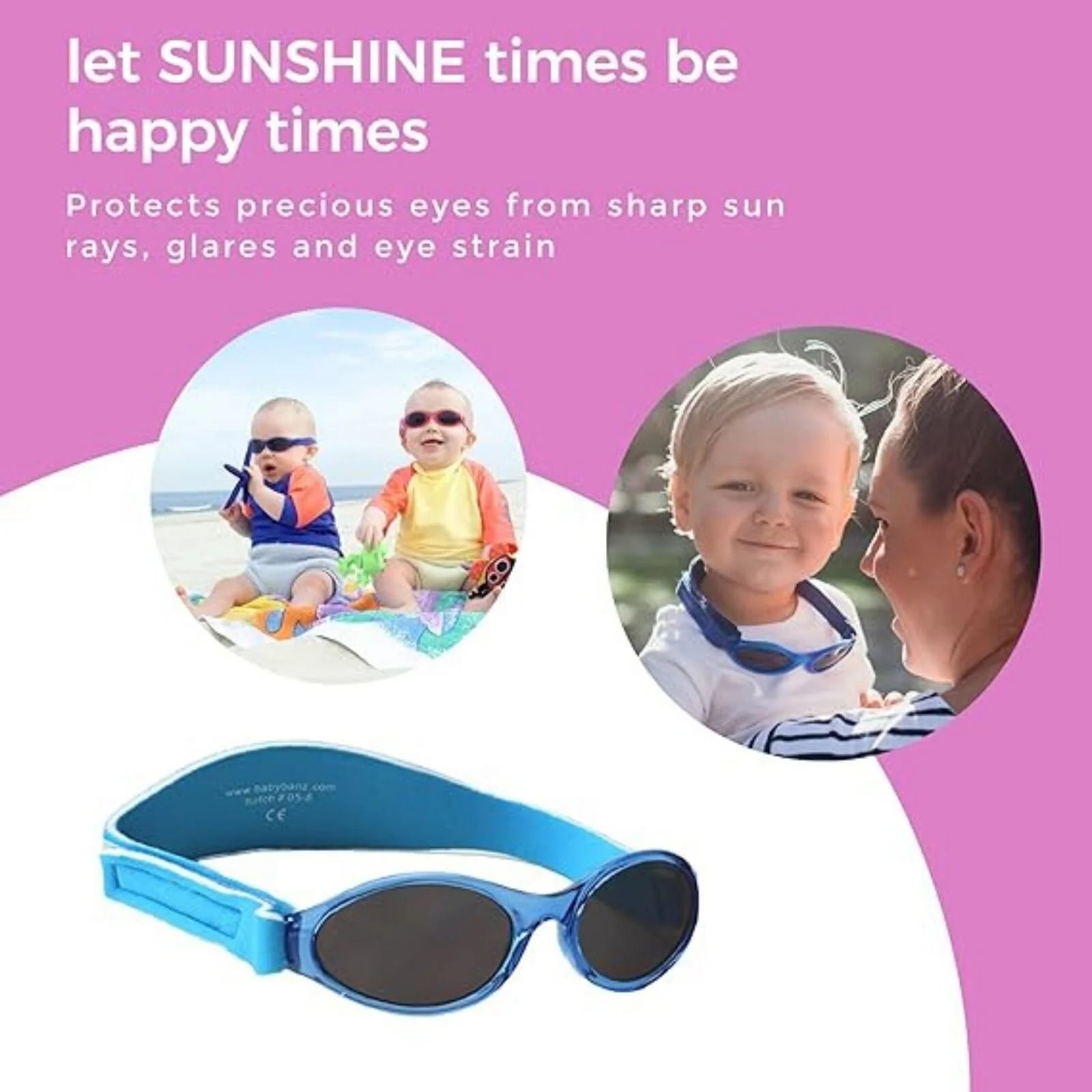 Baby Banz Bubzee Sunglasses 0 - 2 yrs - Lagoon Blue - ebebek - Black Friday