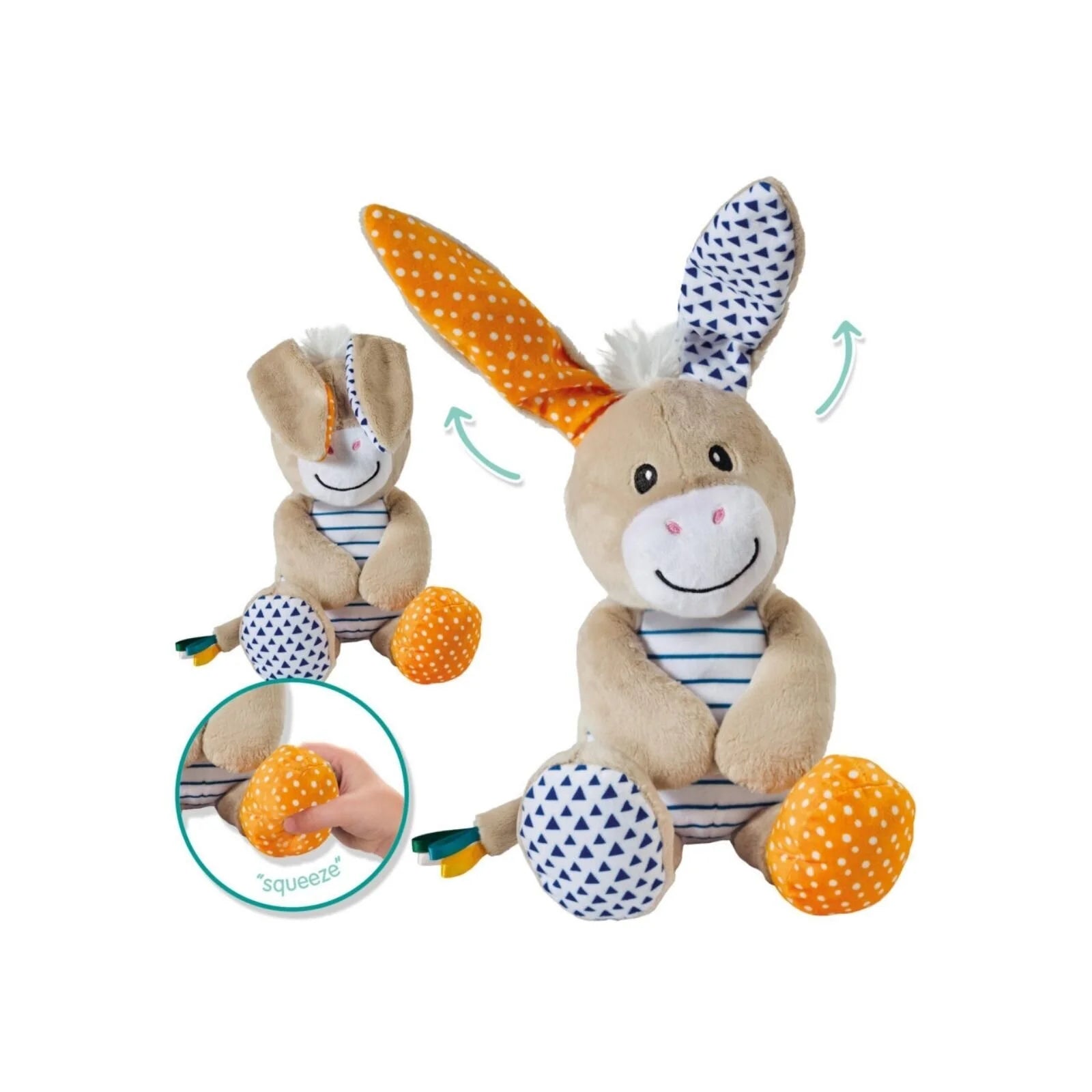 Tiny Talents Donkey Peek - a - Boo Cuddly Toy - ebebek - Black Friday