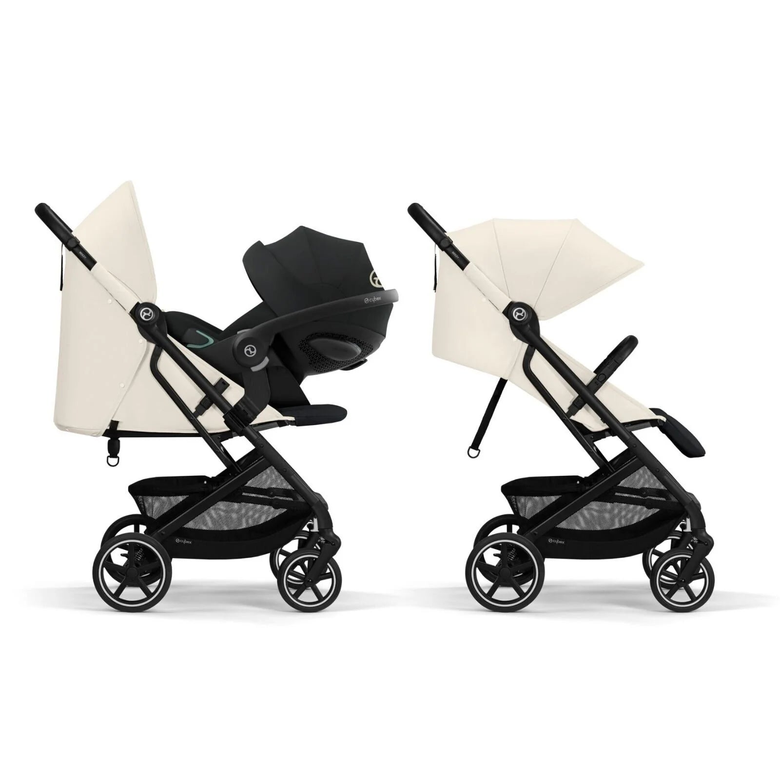 Cybex Beezy Compact Travel Pushchair - Canvas White - ebebek - Black Friday