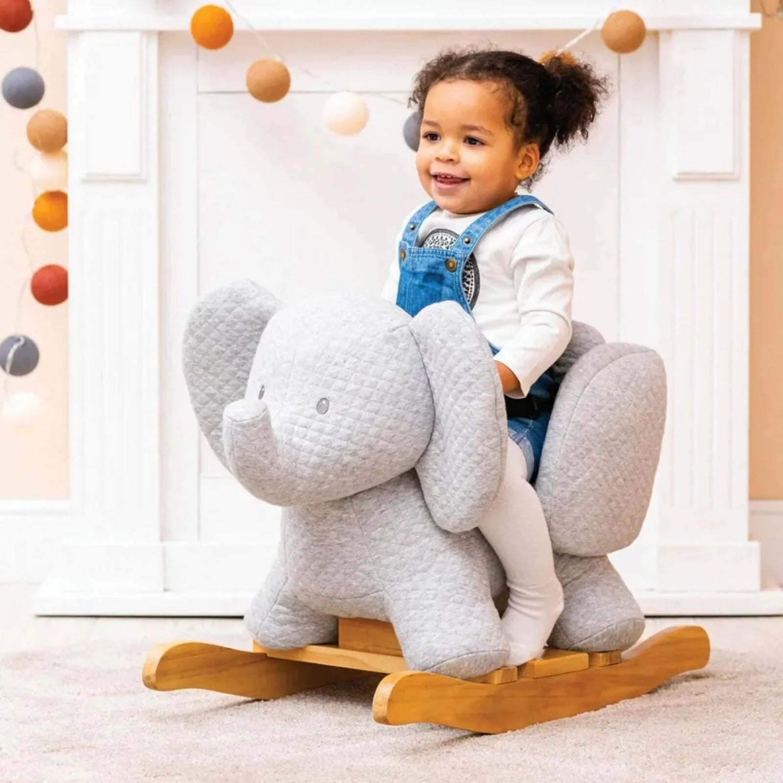 Nattou Tembo Cotton Elephant Rocker - ebebek - Black Friday