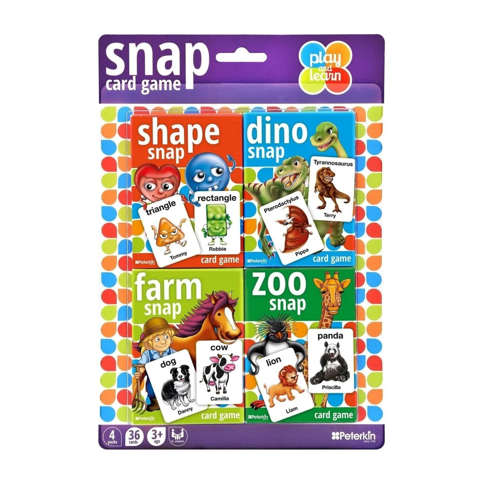 Peterkin Snap Card Game Set - Pack of 4 - ebebek - Black Friday