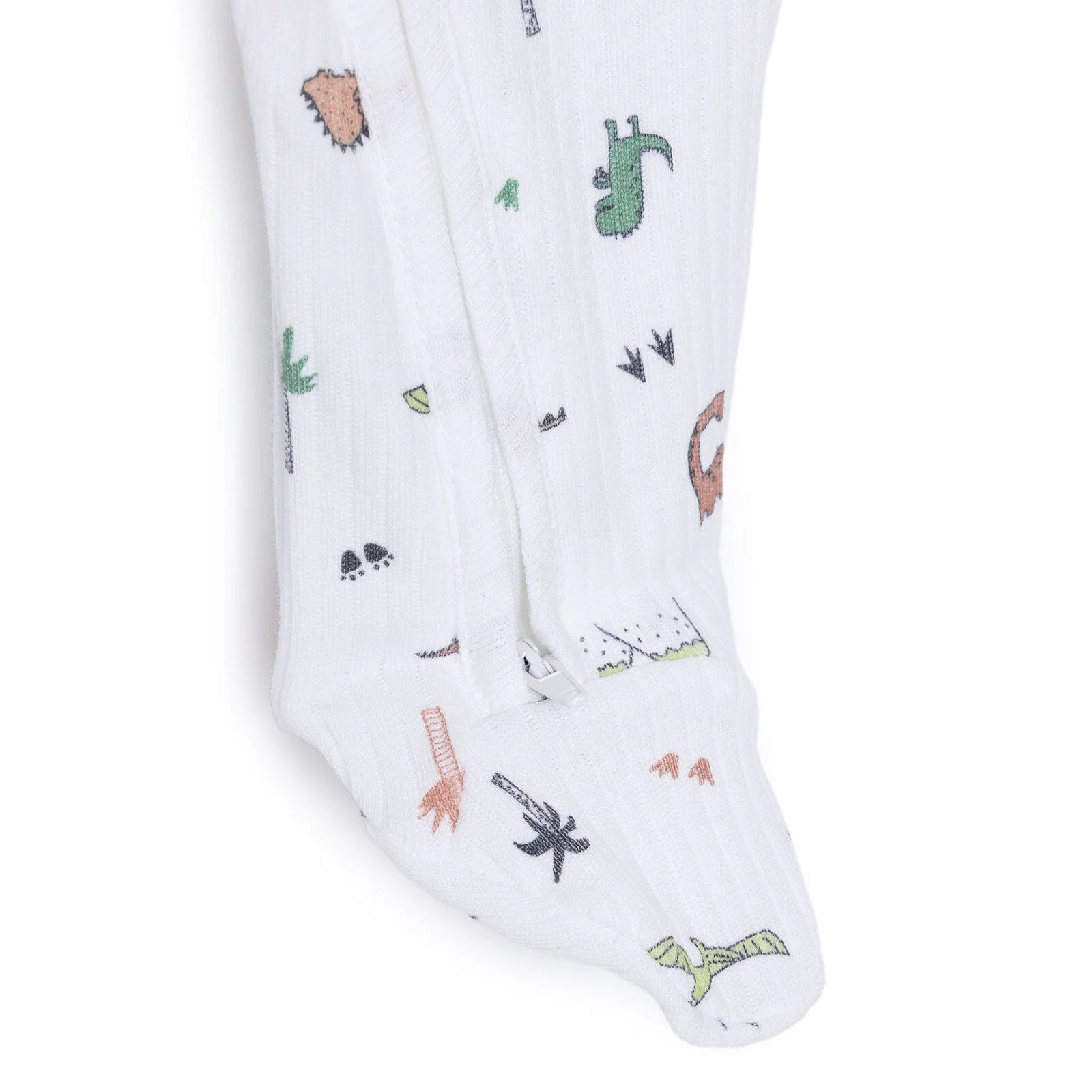 Tiffany Newborn Boy Footed Jumpsuit - Ecru - ebebek - Black Friday