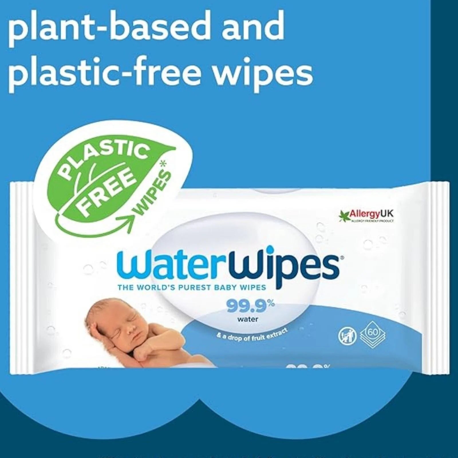 WaterWipes Sensitive Baby Wipes 6x60 pcs - ebebek - Black Friday