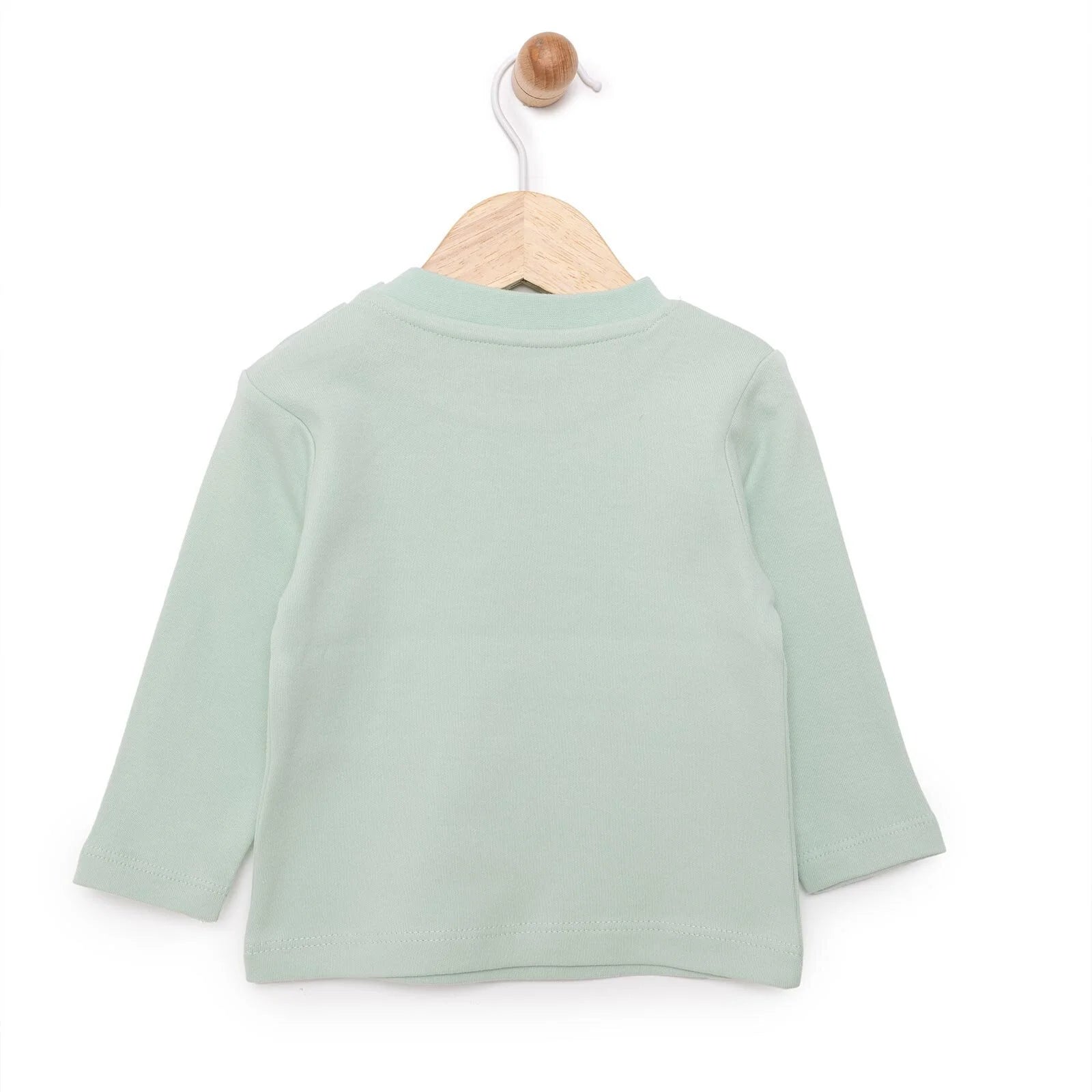 HelloBaby Basic Cat Printed Interlock Long Sleeve T-Shirt - Multicolour - ebebek - Black Friday