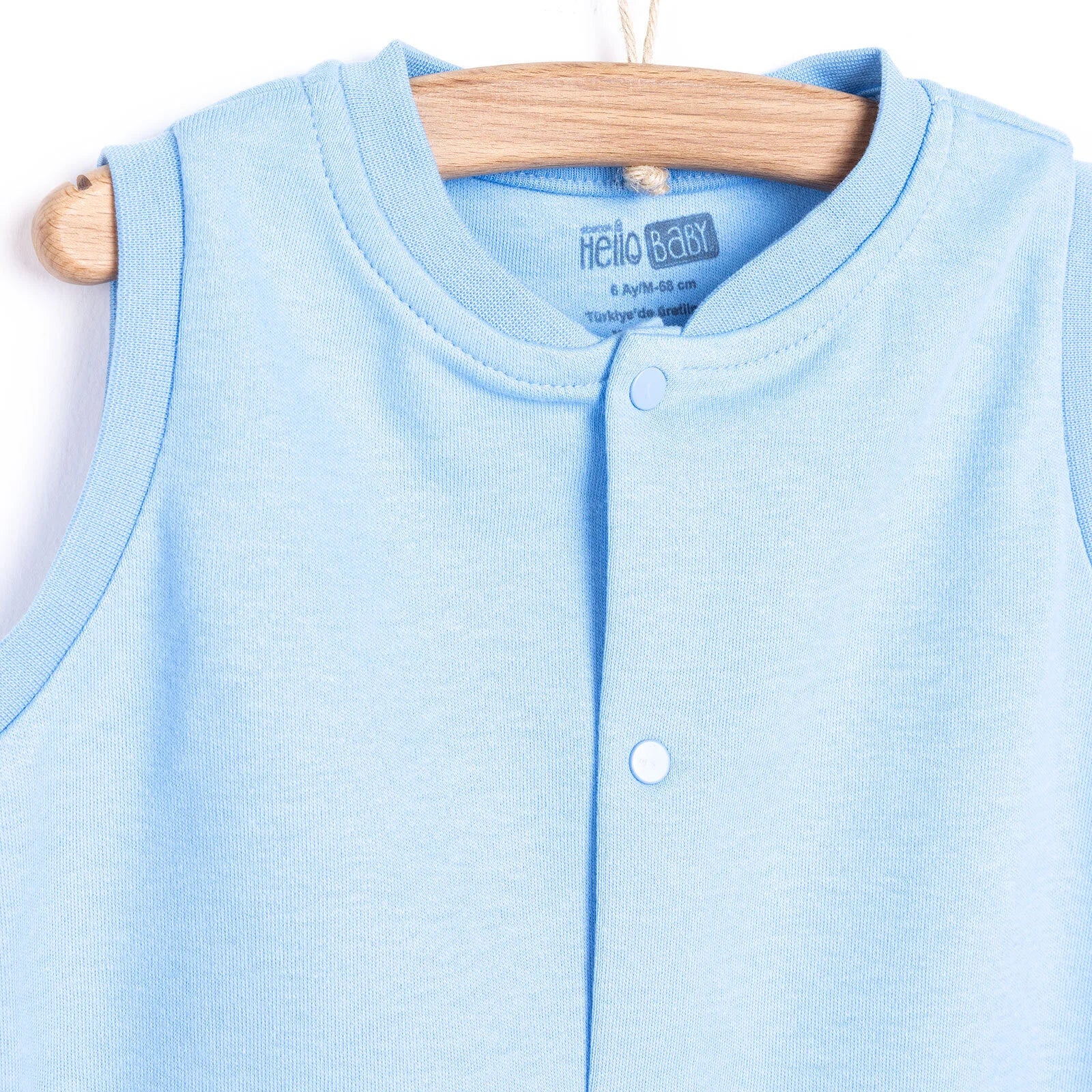 HelloBaby Basic Ribbed Vest - Light Blue - ebebek - Black Friday