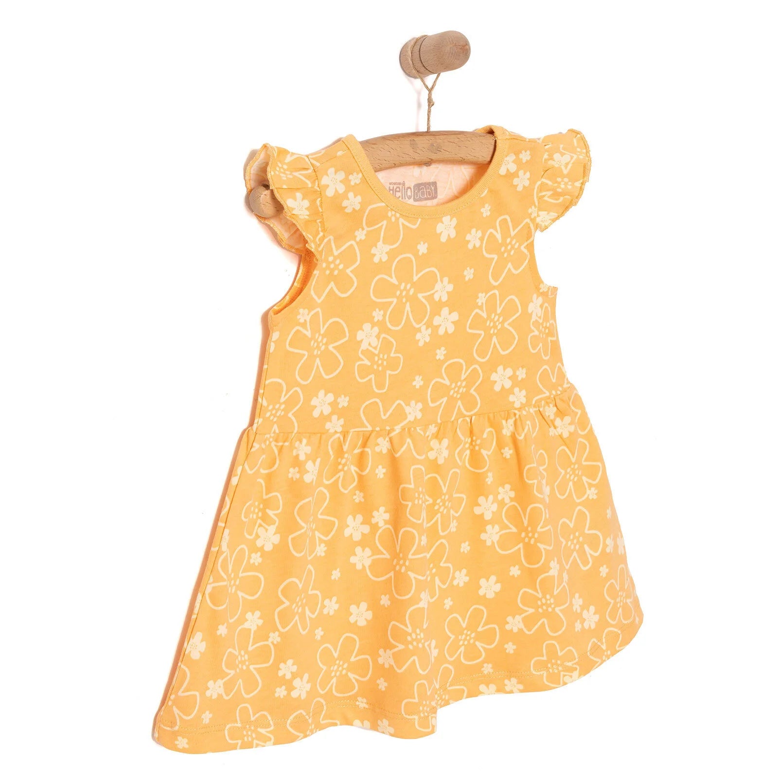 HelloBaby Basic Girl Flowers Printed DreSS - Orange - ebebek - Black Friday