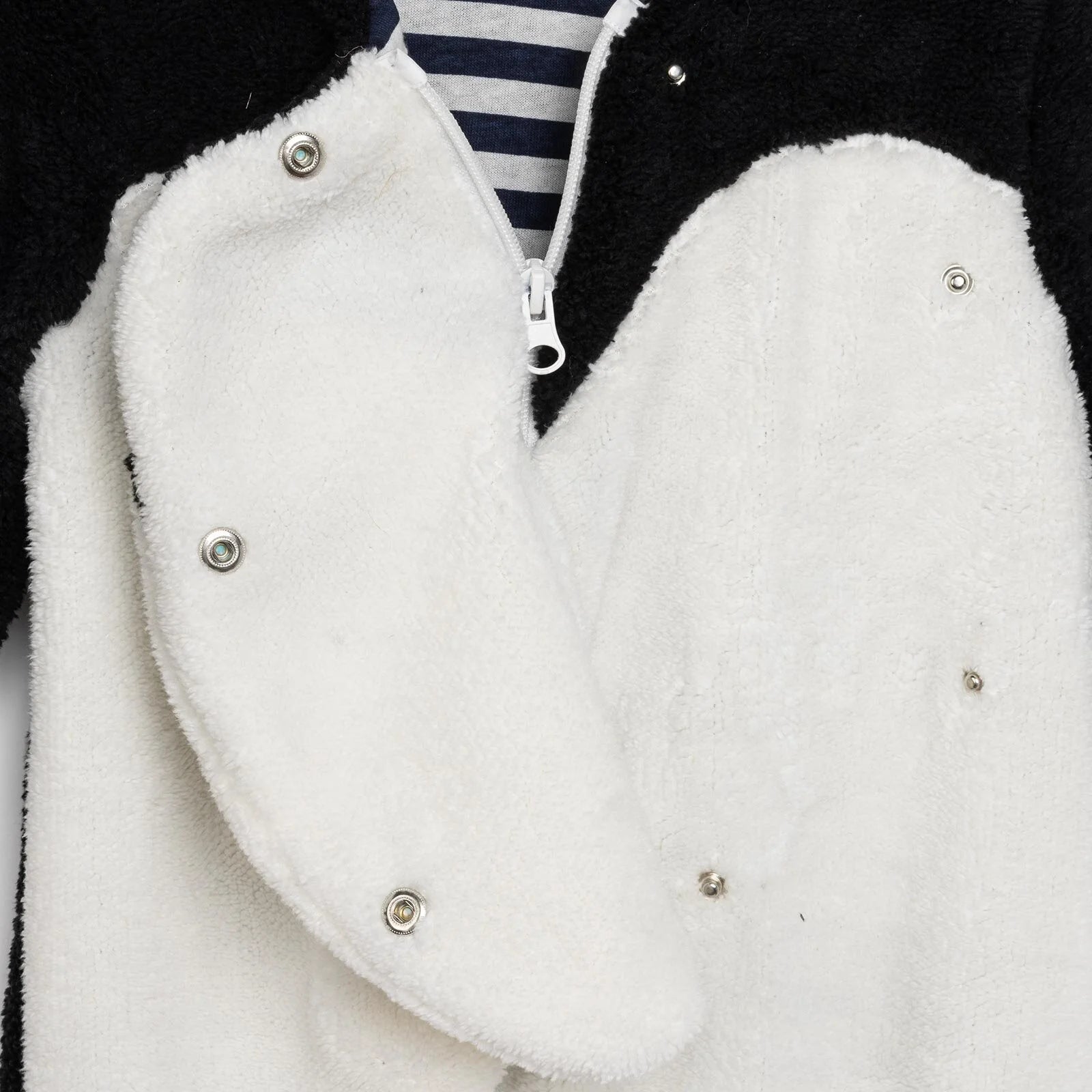 Midimod Newborn Welsoft Footed Jumpsuit - Black - ebebek - Black Friday