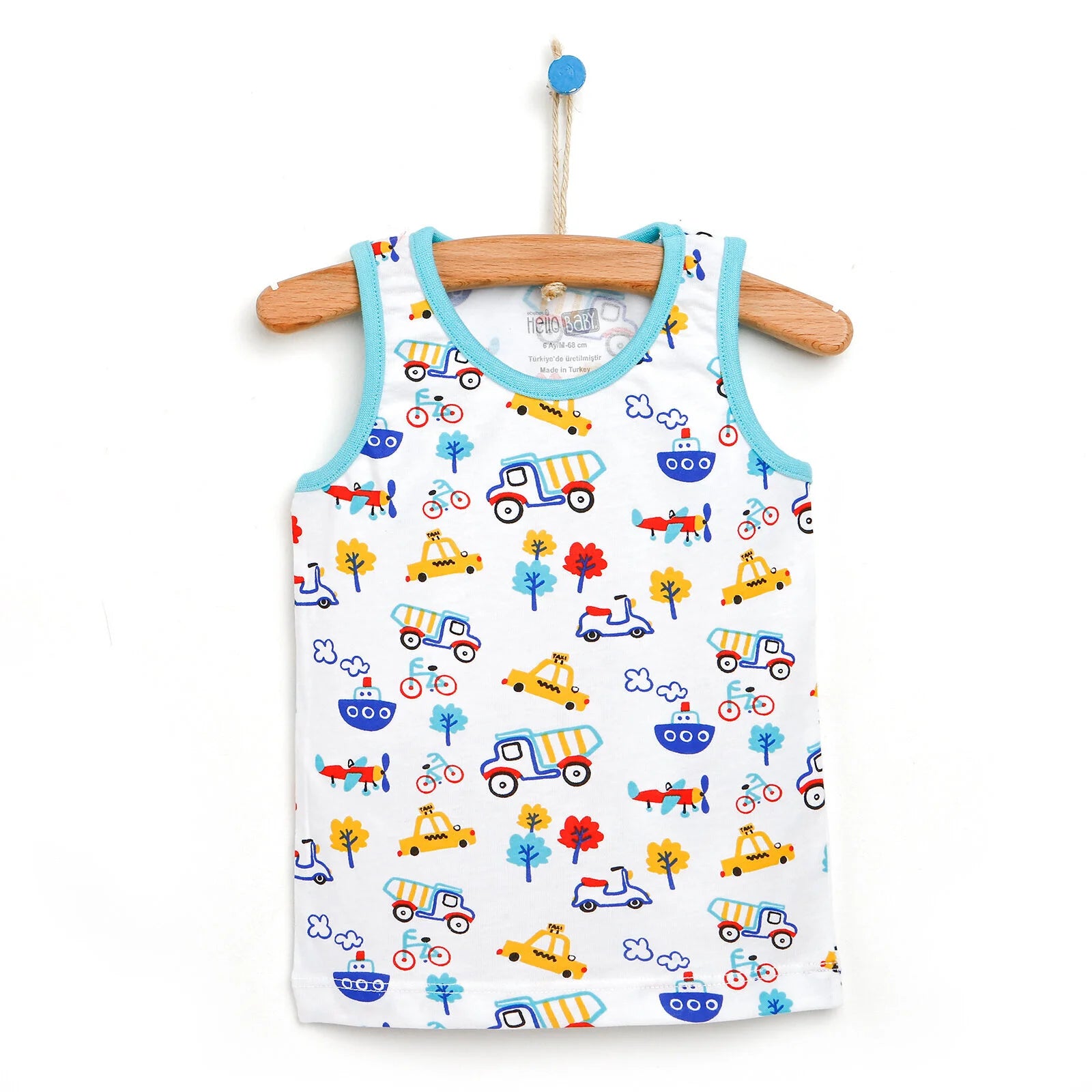 HelloBaby Basic Baby Boy Tank Top - White - ebebek - Black Friday