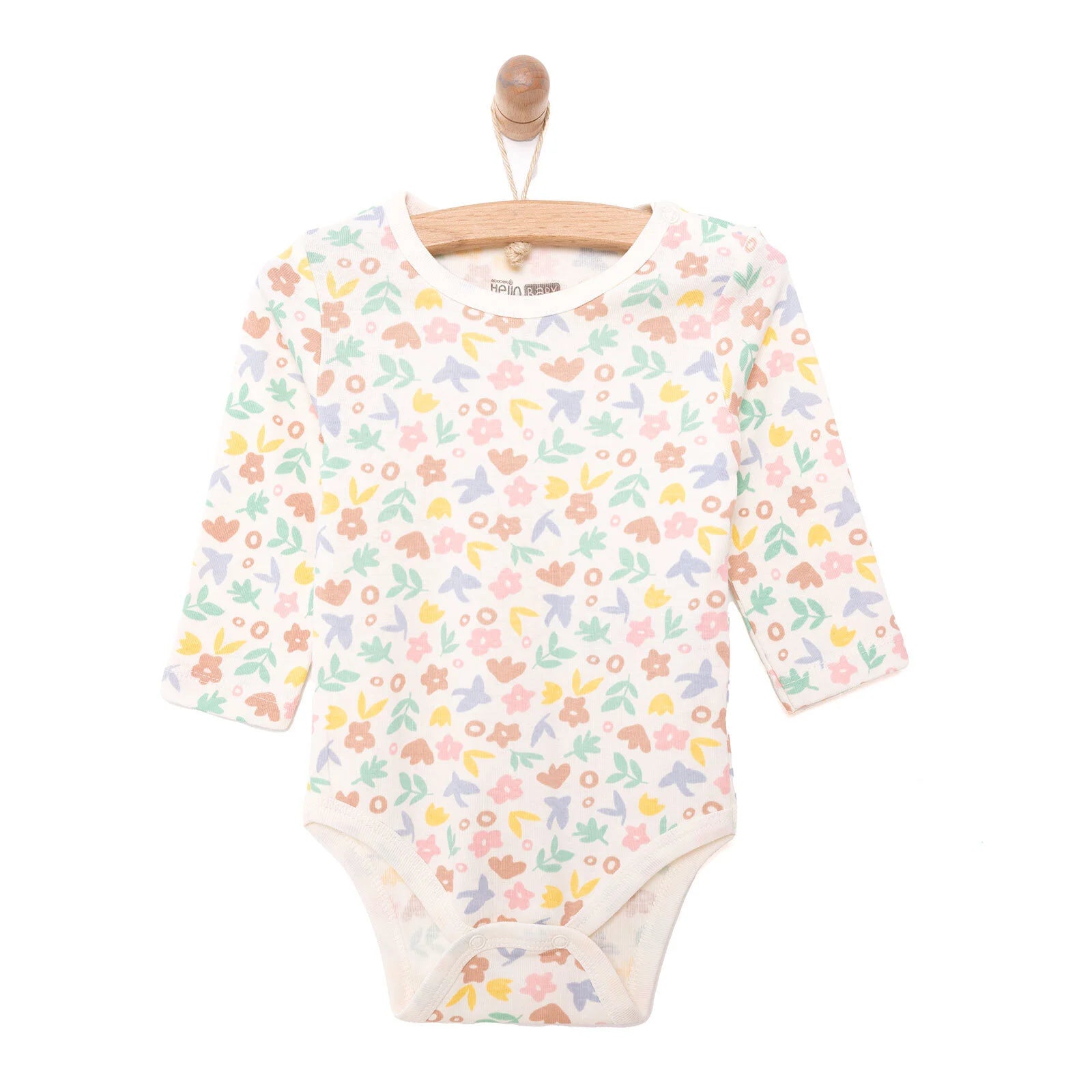 HelloBaby Baby Girl Long Sleeve Body - Ecru - ebebek - Black Friday