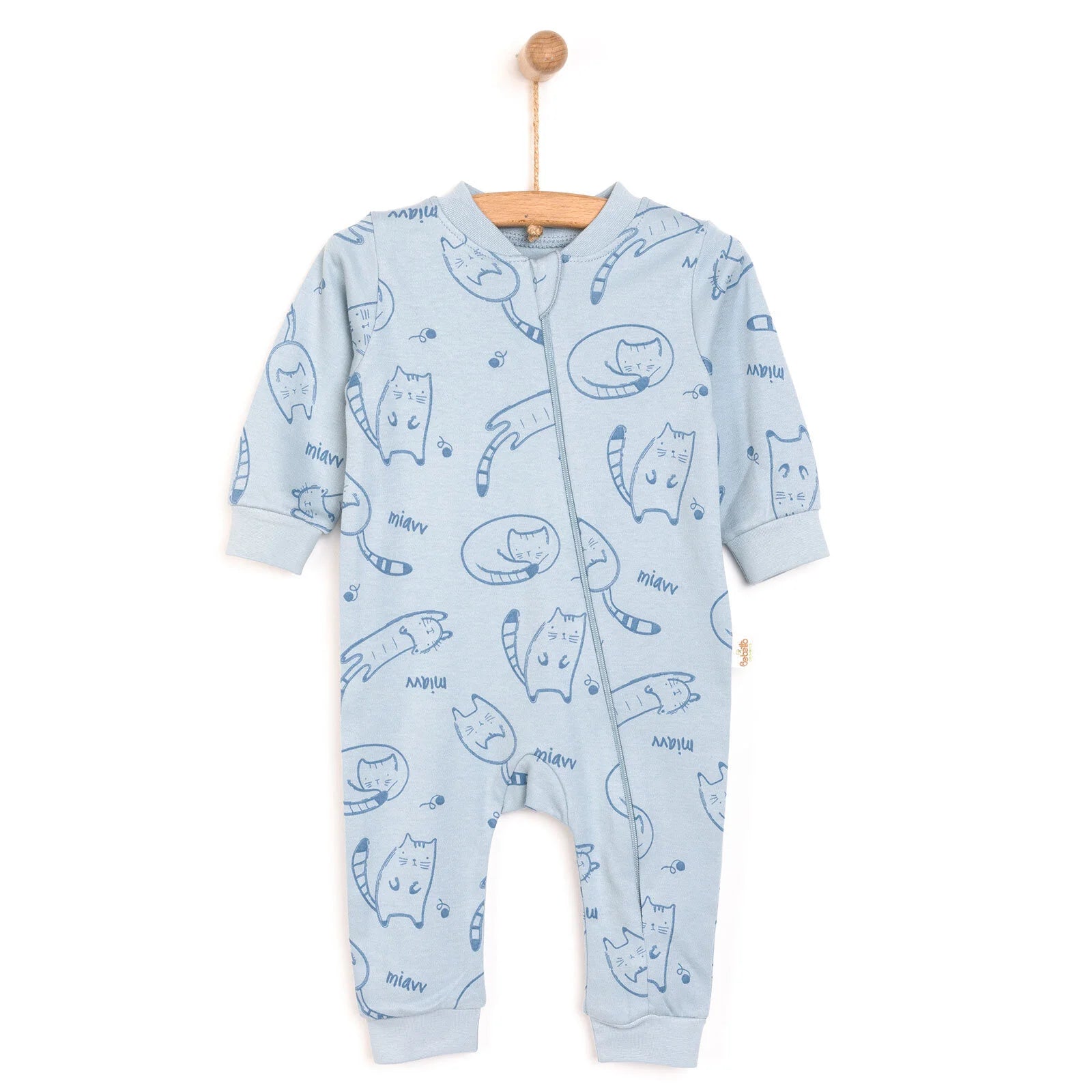 Bebetto Baby Boy Footless Jumpsuit - Indigo - ebebek - Black Friday