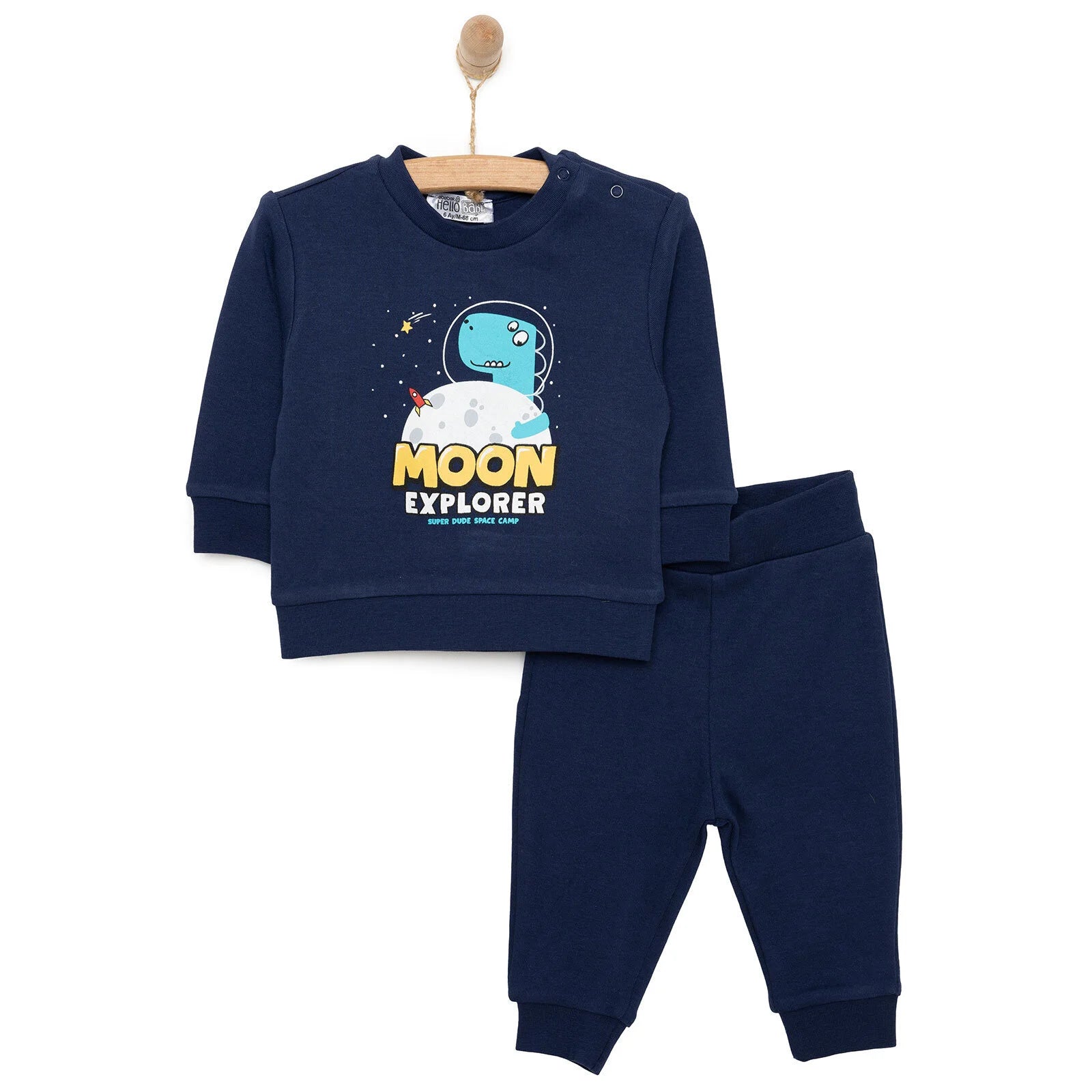 HelloBaby Baby Boy Joggers - Navy Blue - ebebek - Black Friday