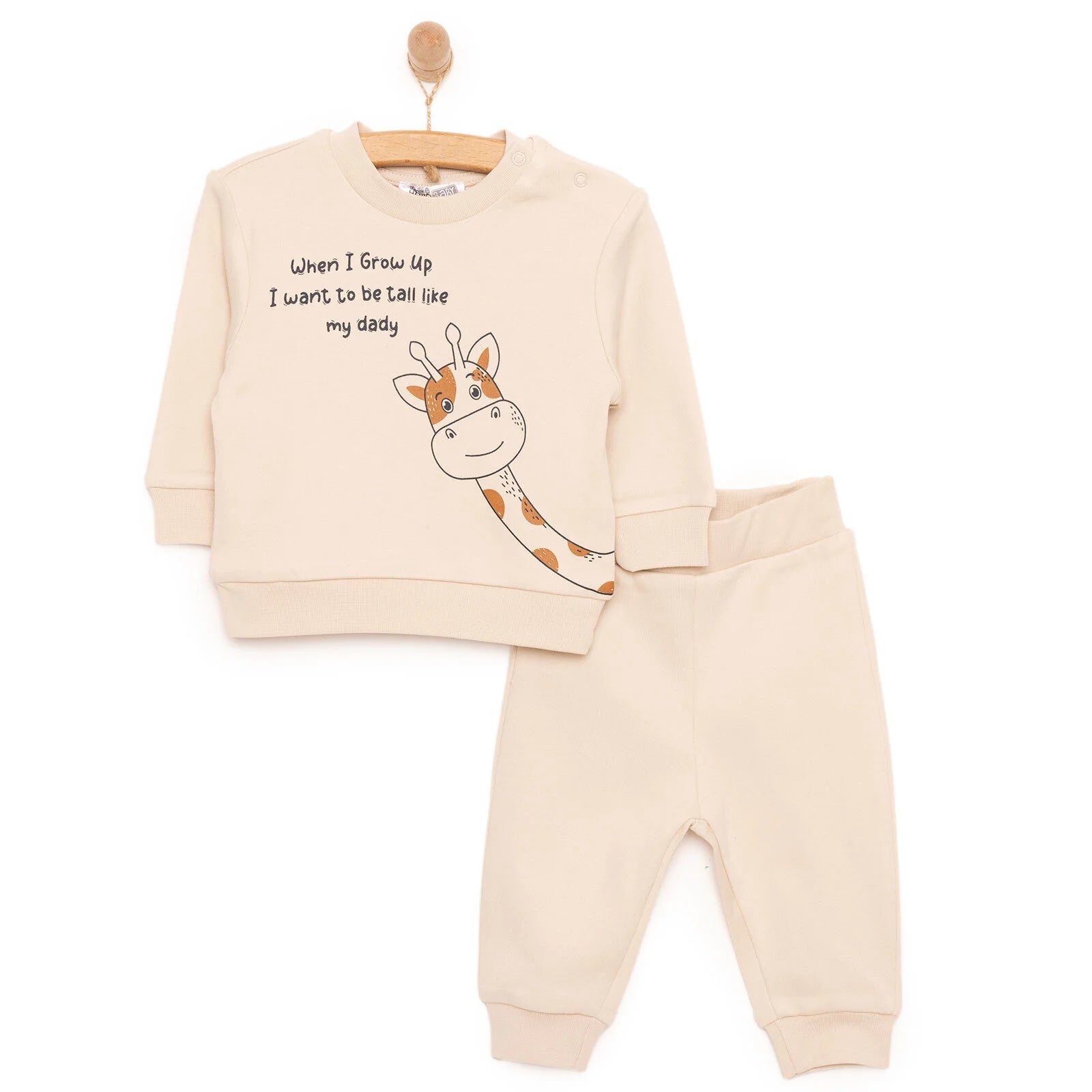 HelloBaby Baby Boy Joggers - Beige - ebebek - Black Friday
