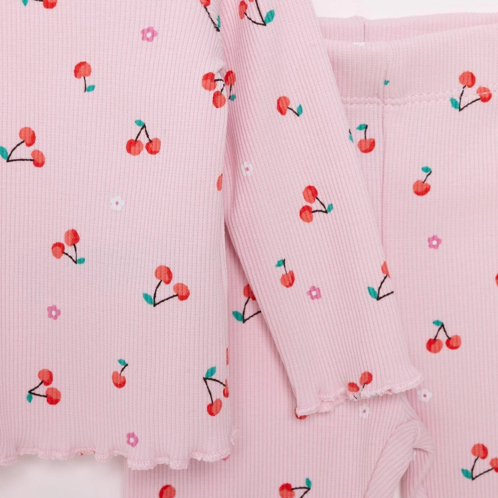 HelloBaby Girl Long Sleeve Pyjamas Set - Pink - ebebek - Black Friday