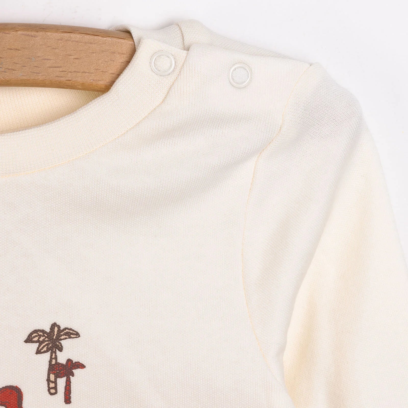 HelloBaby Boy Long Sleeve Pyjamas Set - Ecru - ebebek - Black Friday