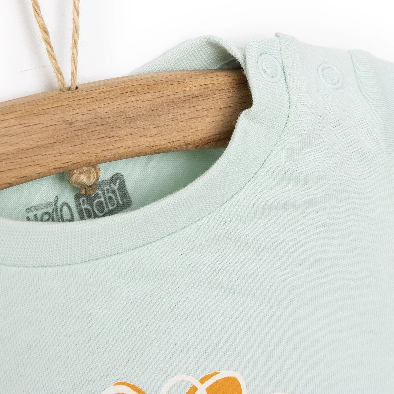 HelloBaby Basic Lion Printed Tshirt - Light Green - ebebek - Black Friday