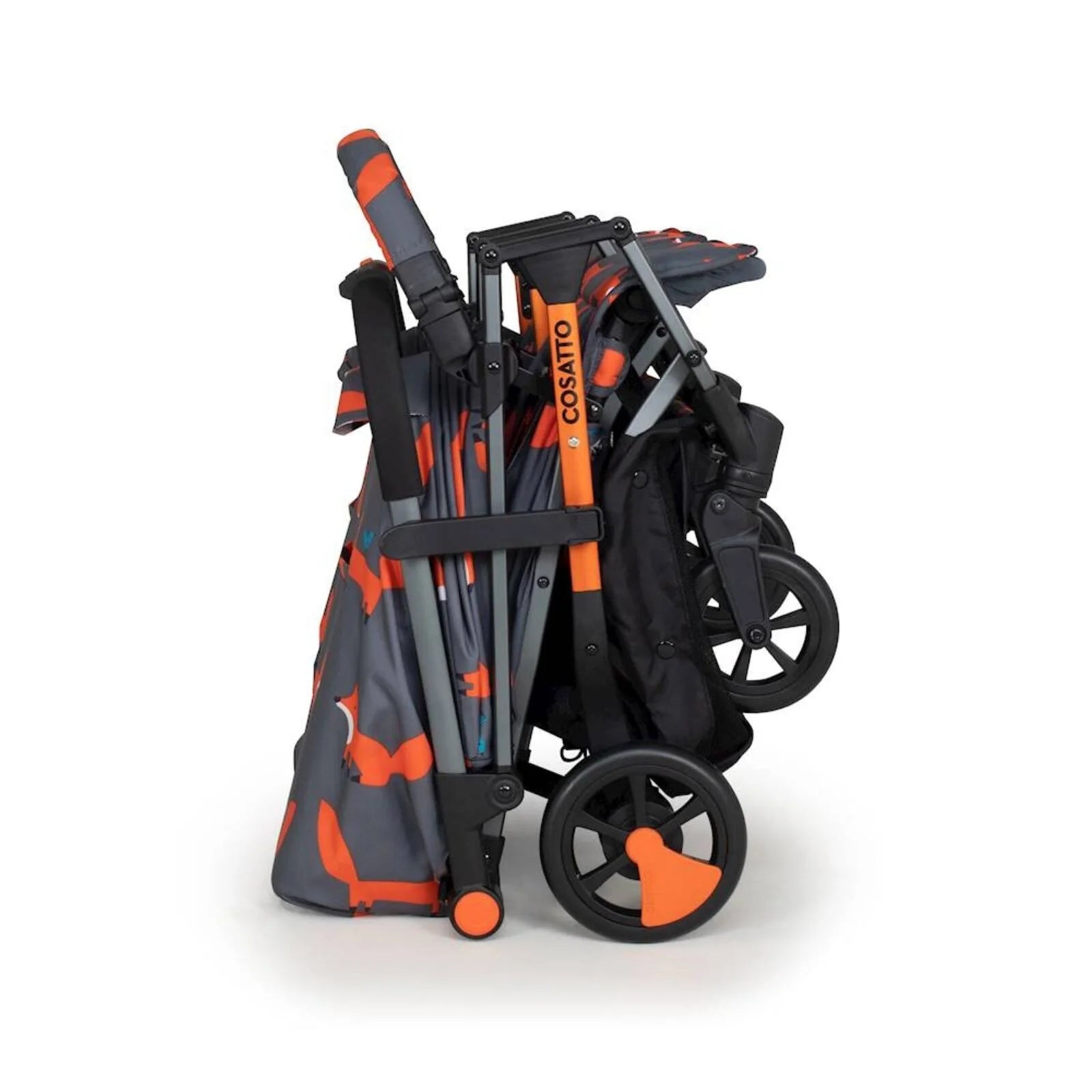 Cosatto Woosh Double Stroller - Charcoal Mister Fox - ebebek - Black Friday