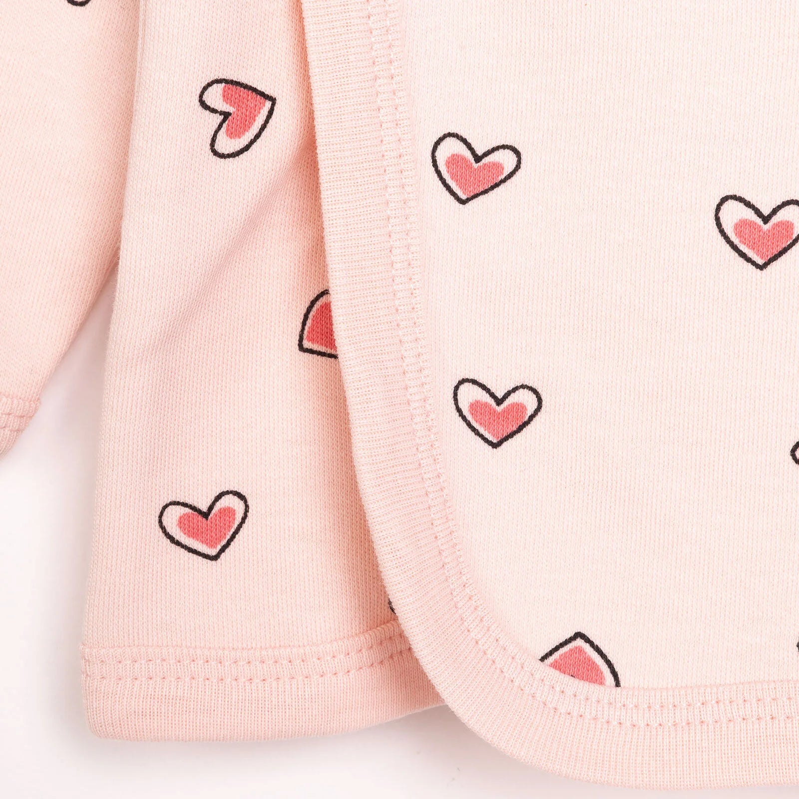 HelloBaby Girl Wrapover Top - Footed Bottom - Pink - ebebek - Black Friday