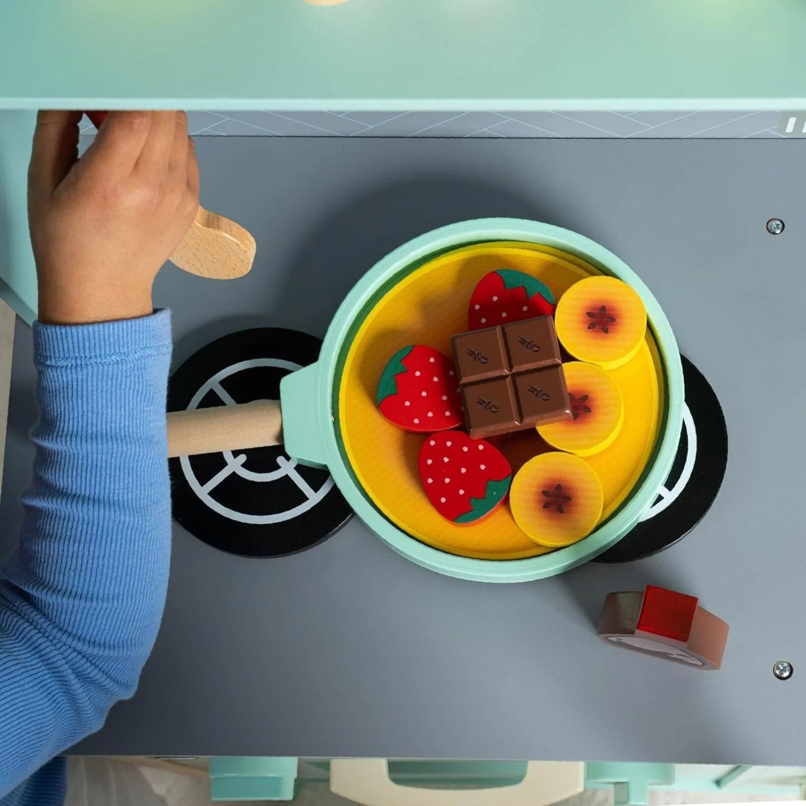 Owl & Fox Wooden Imagination Kitchen Pancake Set - ebebek - Black Friday