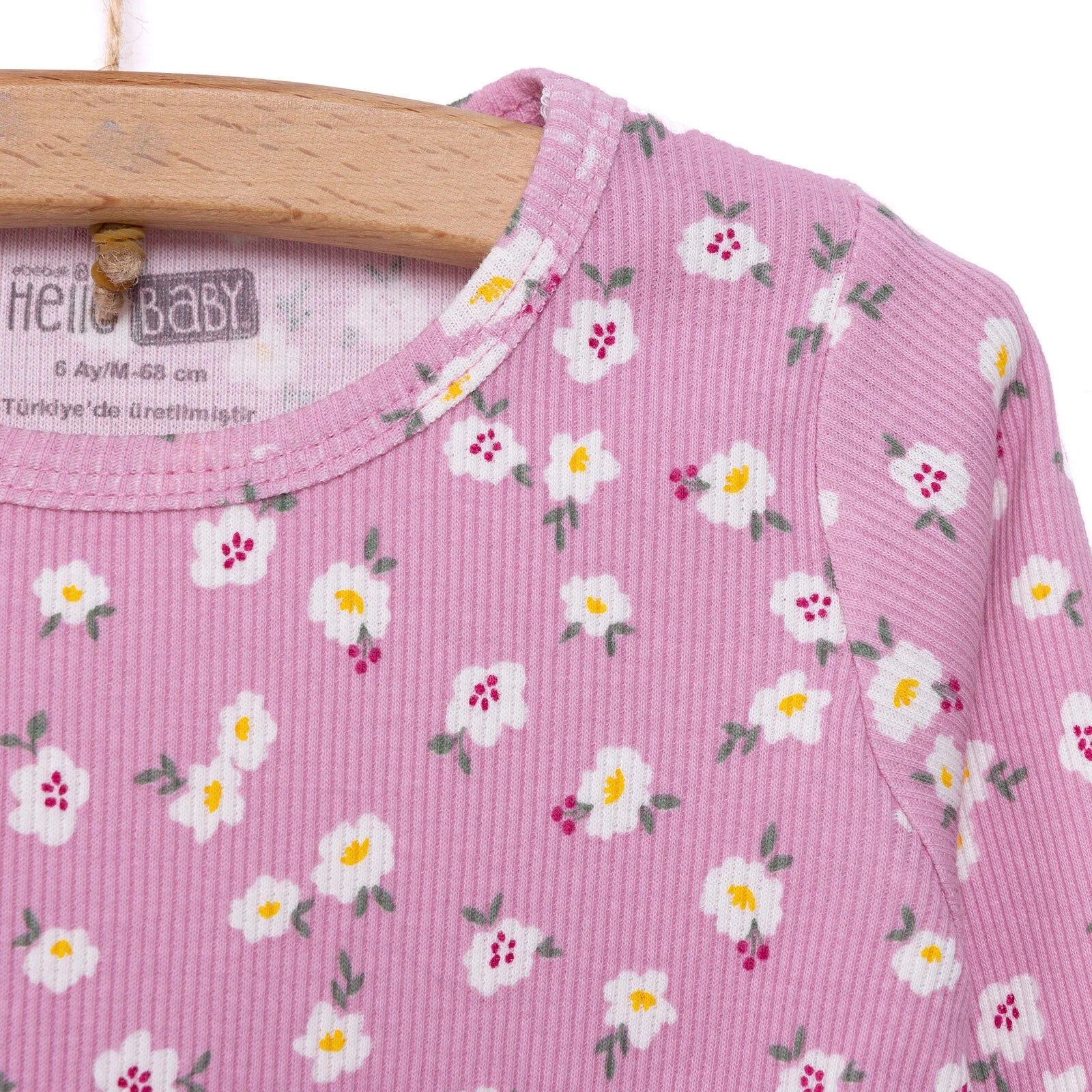 HelloBaby Girl Long Sleeve Pyjamas Set - Pink - ebebek - Black Friday